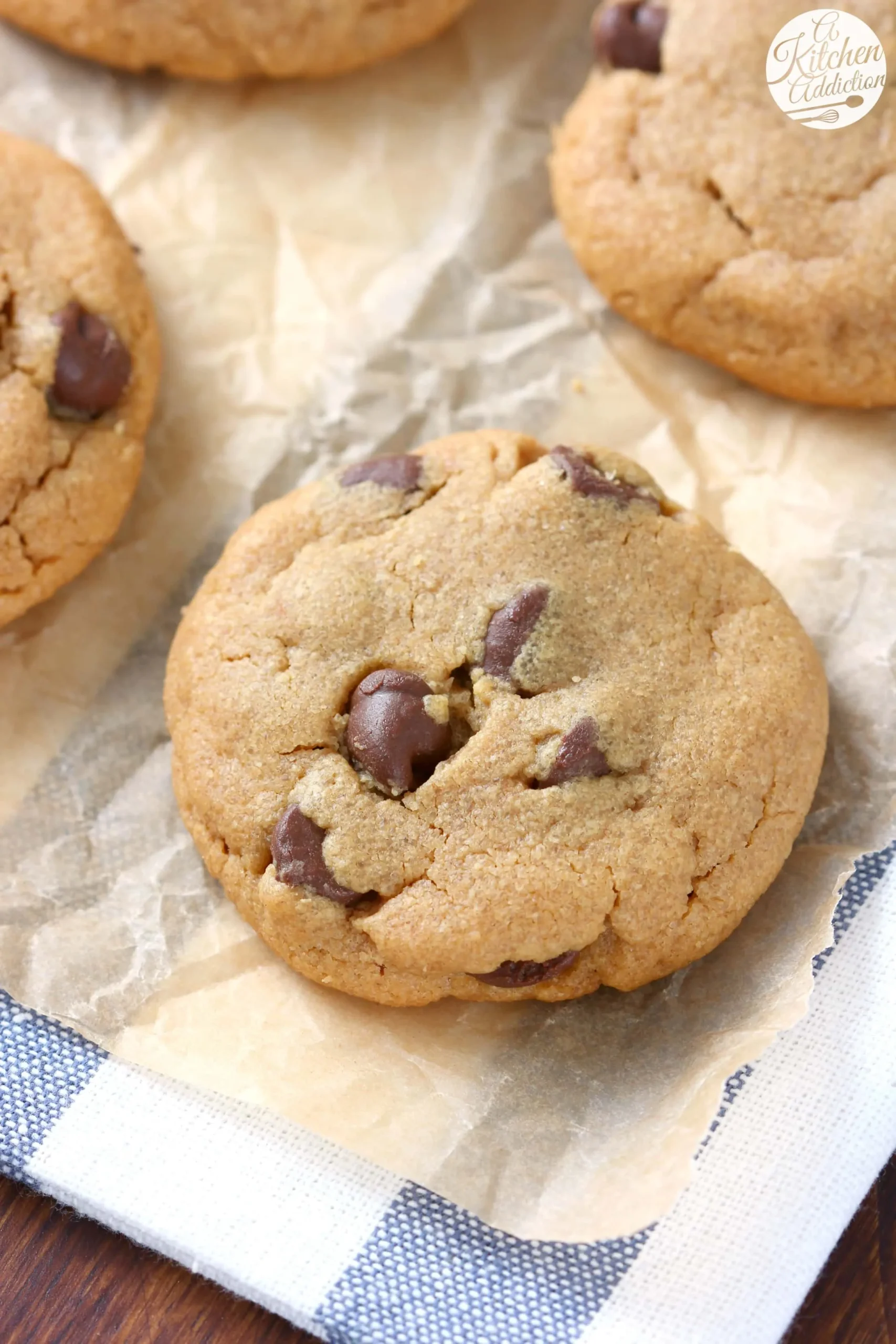 Flourless Peanut Butter Chocolate Chip Protein Cookies