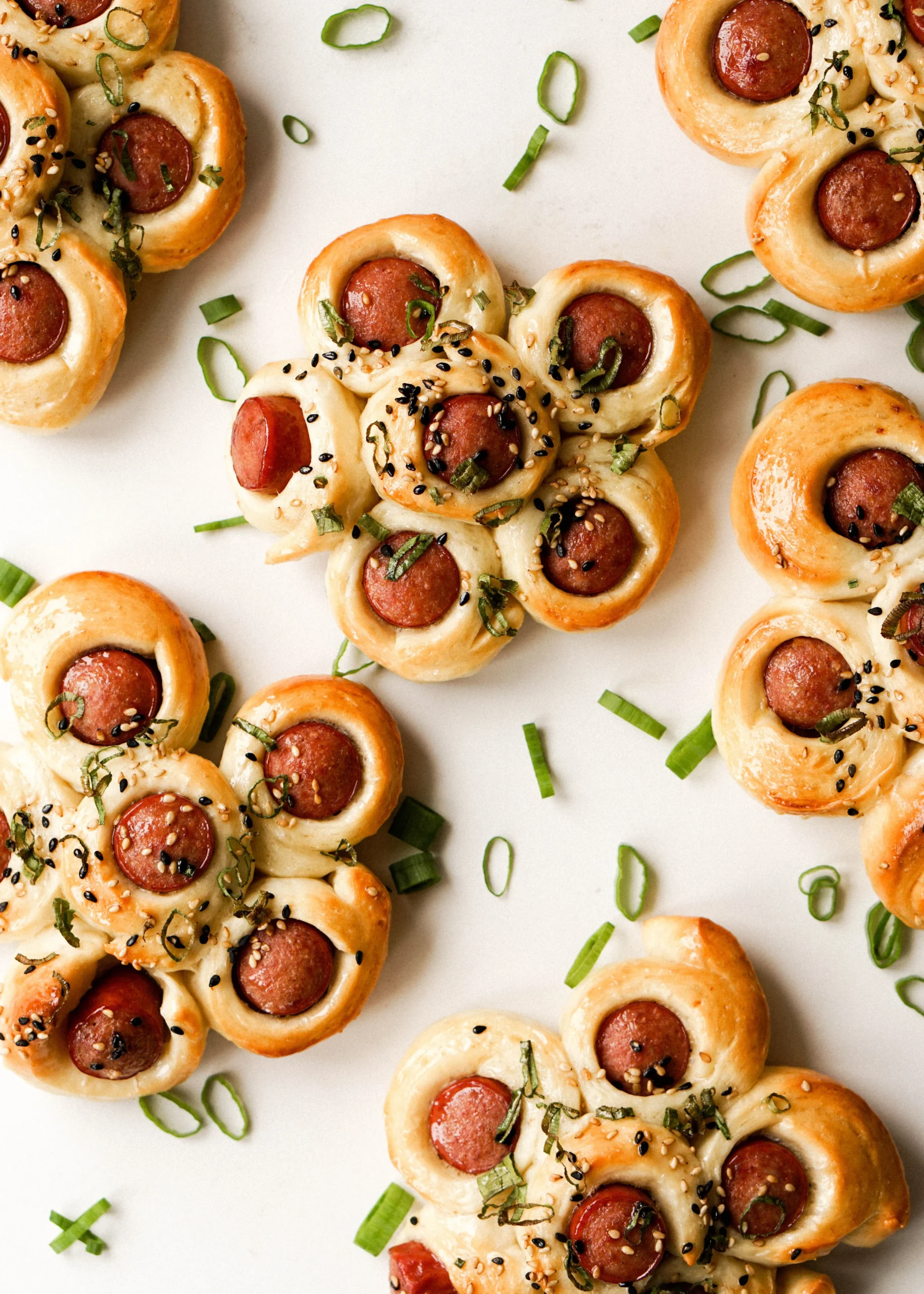 Flower Hot Dog Buns