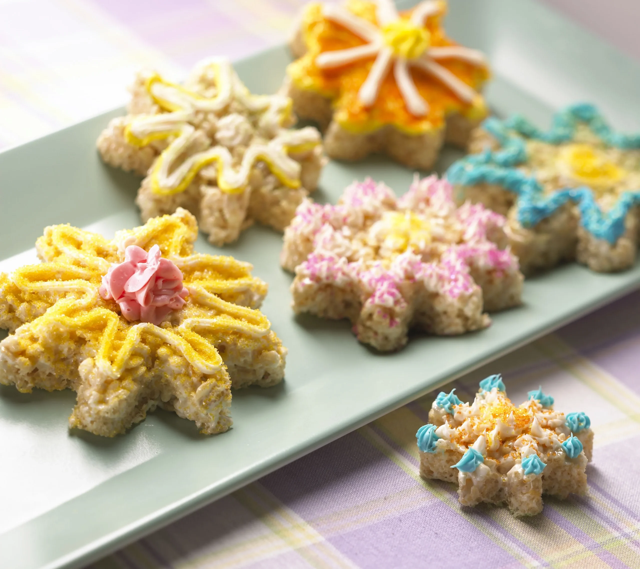 Flower Rice Krispie Treats