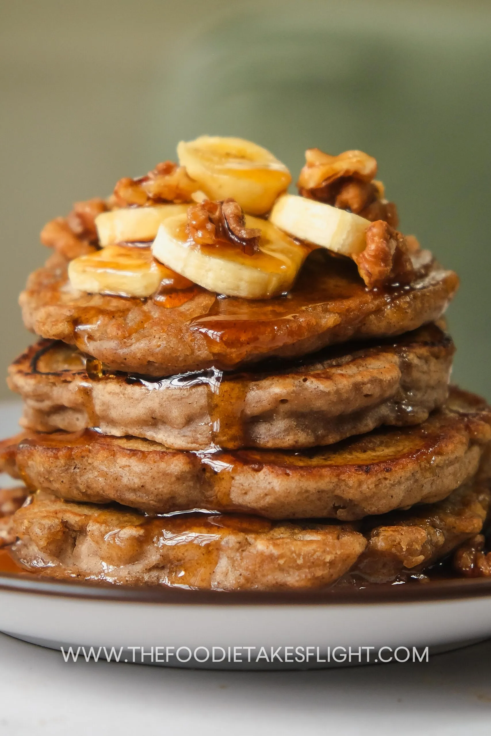 Fluffy Cinnamon Pancakes Vegan
