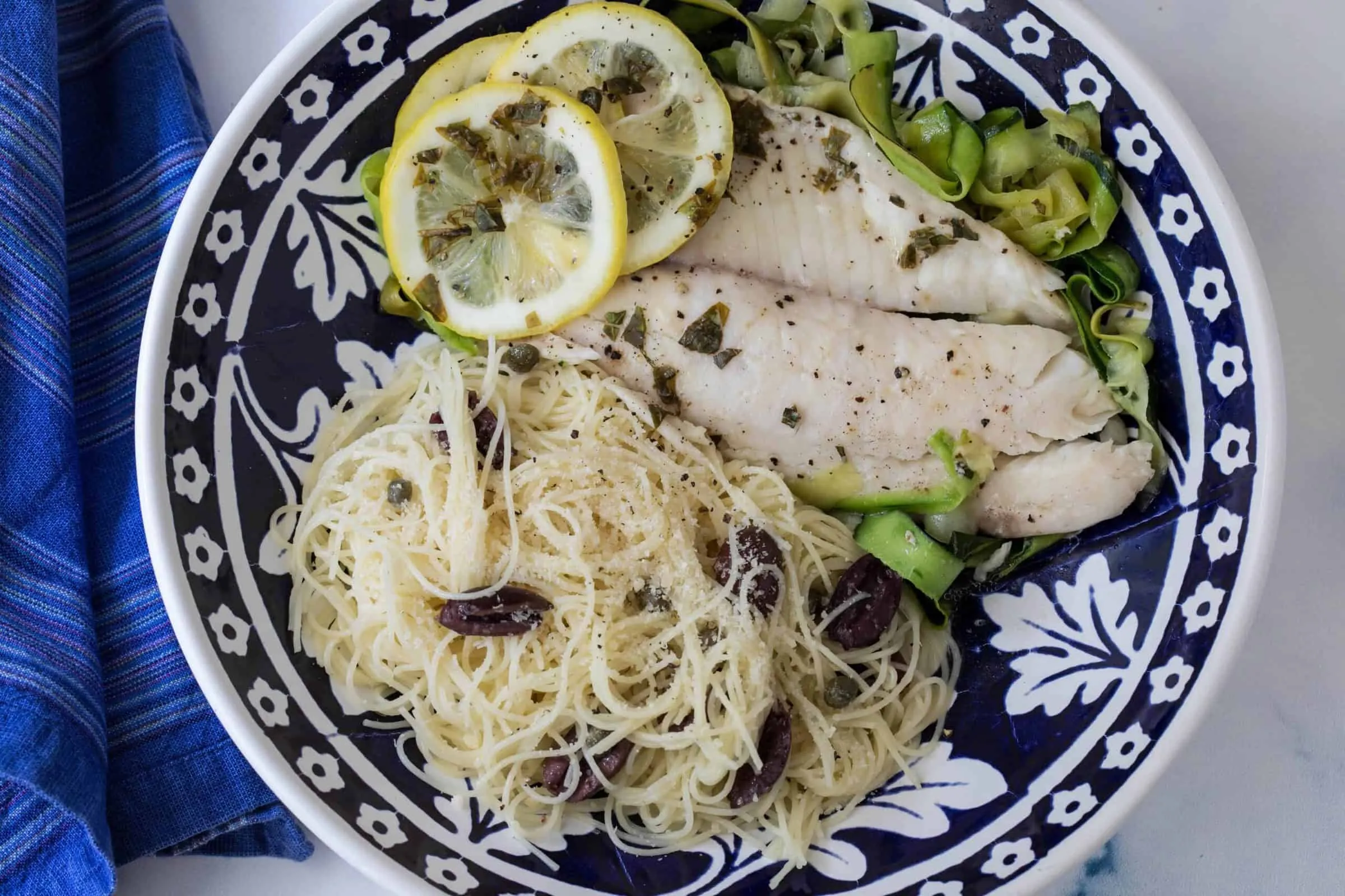 Foil Packet Tilapia with Zucchini, Lemon, and Butter