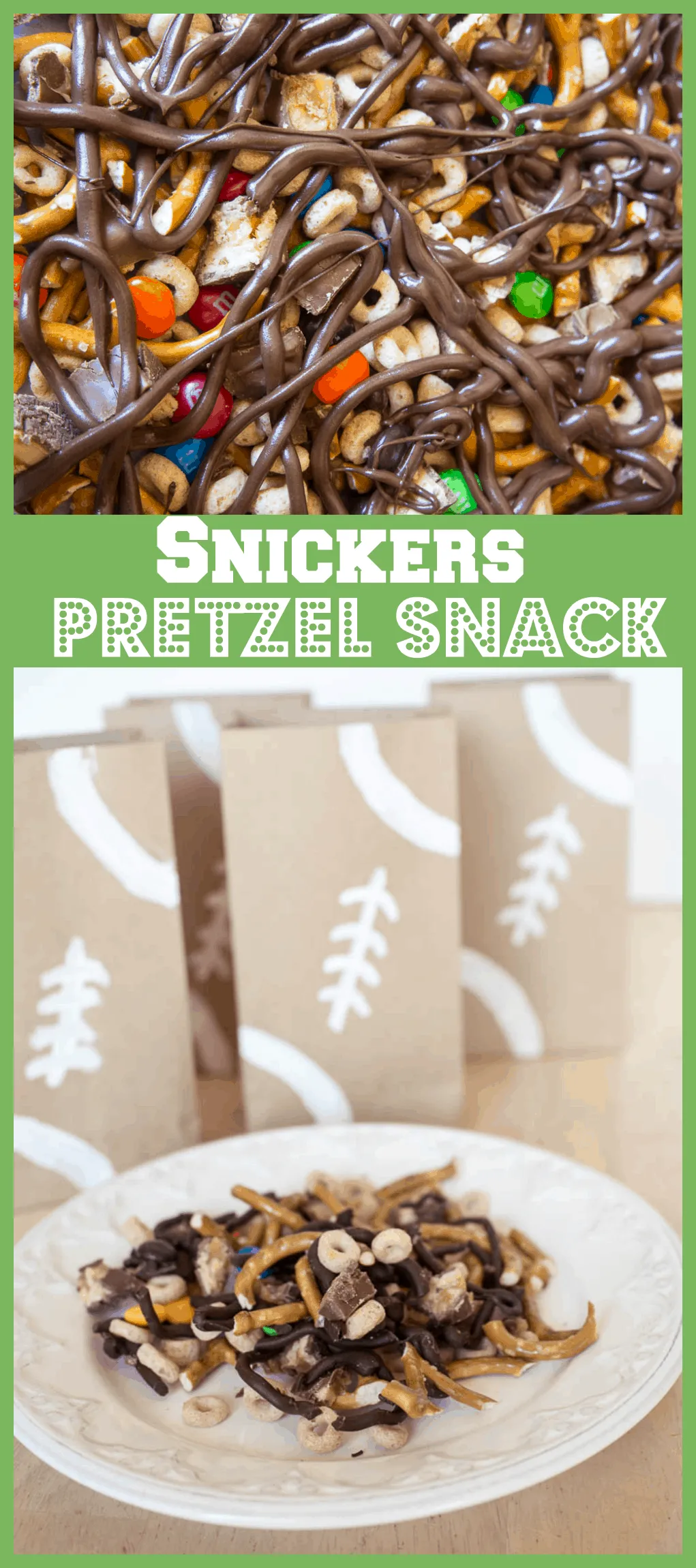 Football Snacks Pretzel Pops
