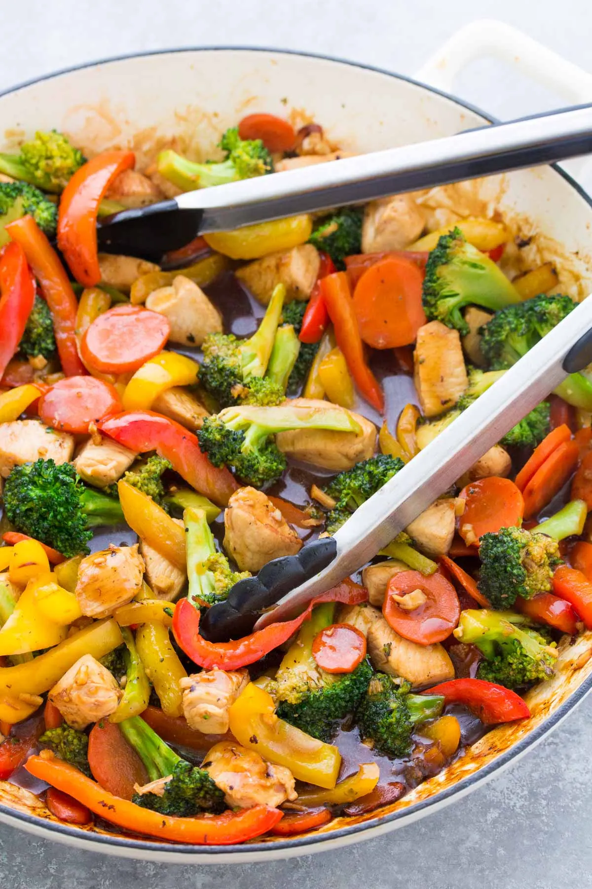 Freezer Chicken Vegetable Stir Fry