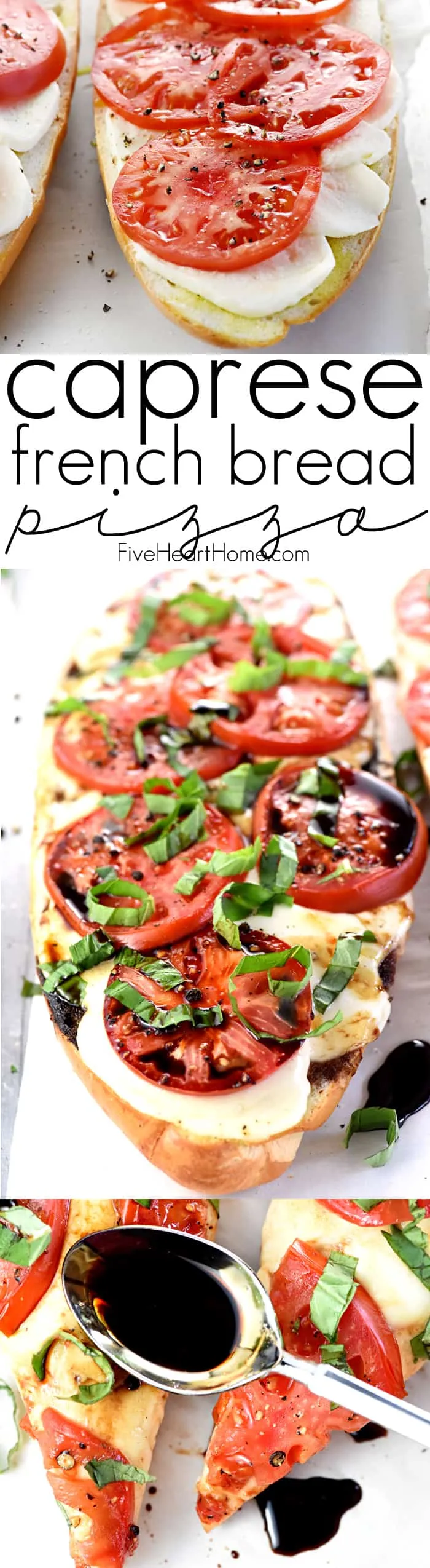 French Bread Pizza Caprese