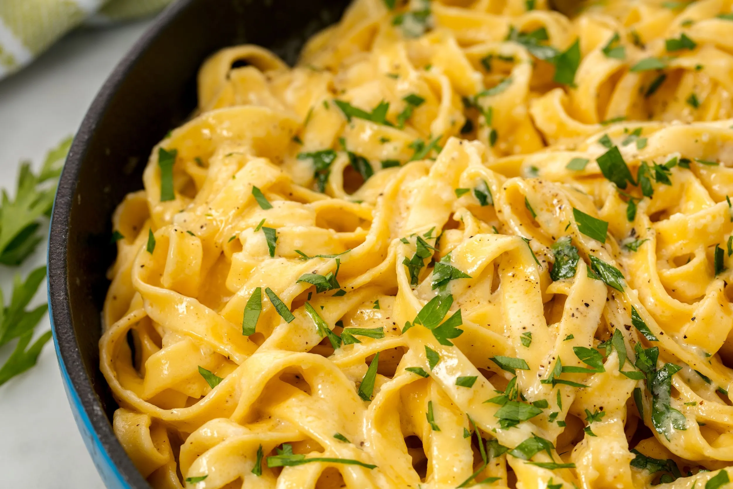 French Onion Fettuccine Alfredo