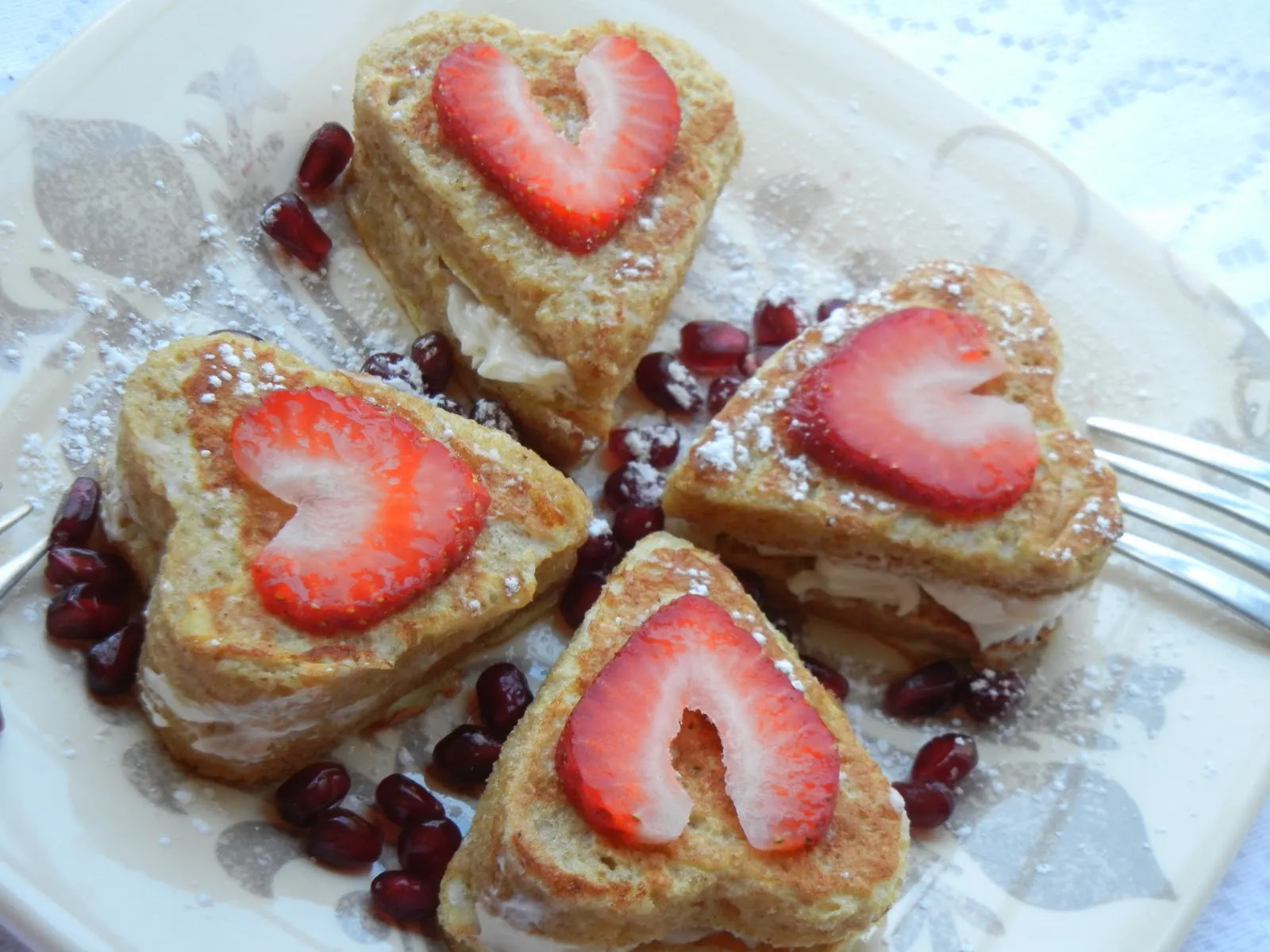 French Toast Valentine's Breakfast