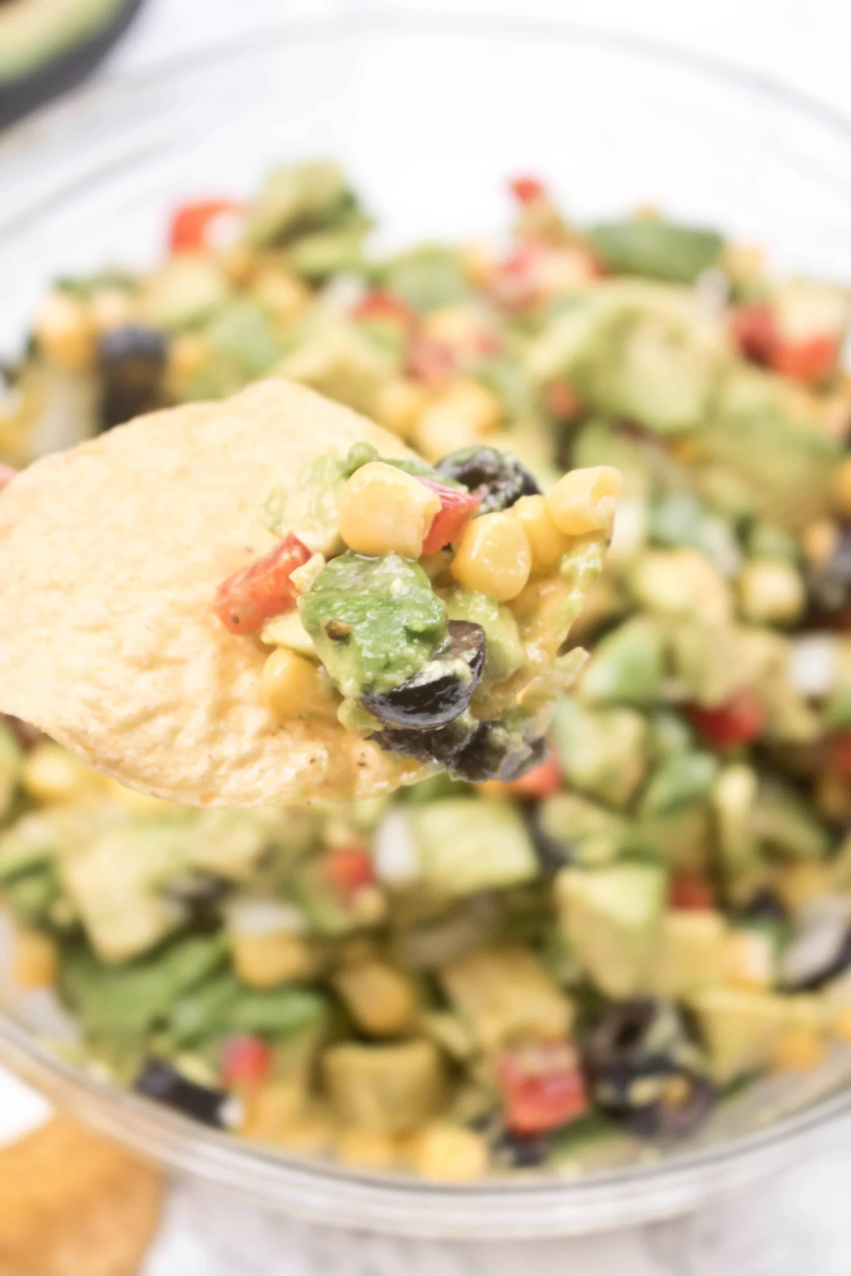 Fresh Avocado Cucumber Corn Salsa
