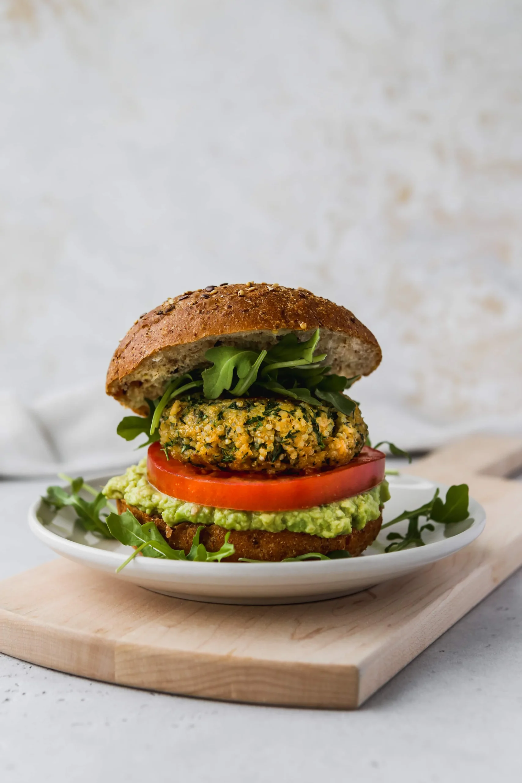 Fresh Salmon Burgers with Quinoa