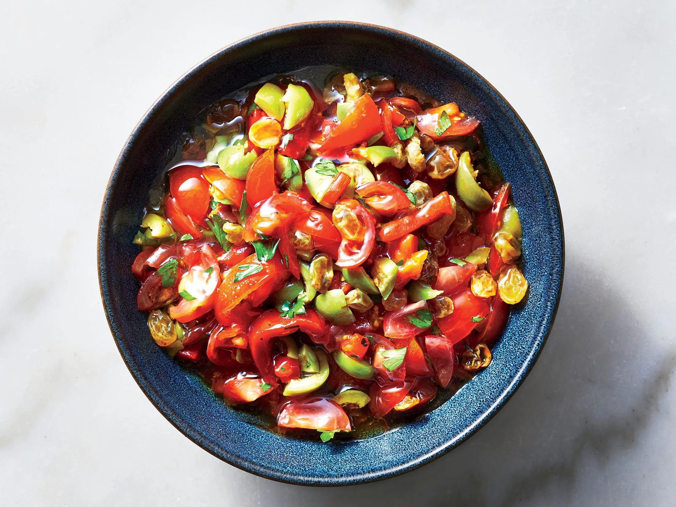 Fresh Tomato and Olive Salsa