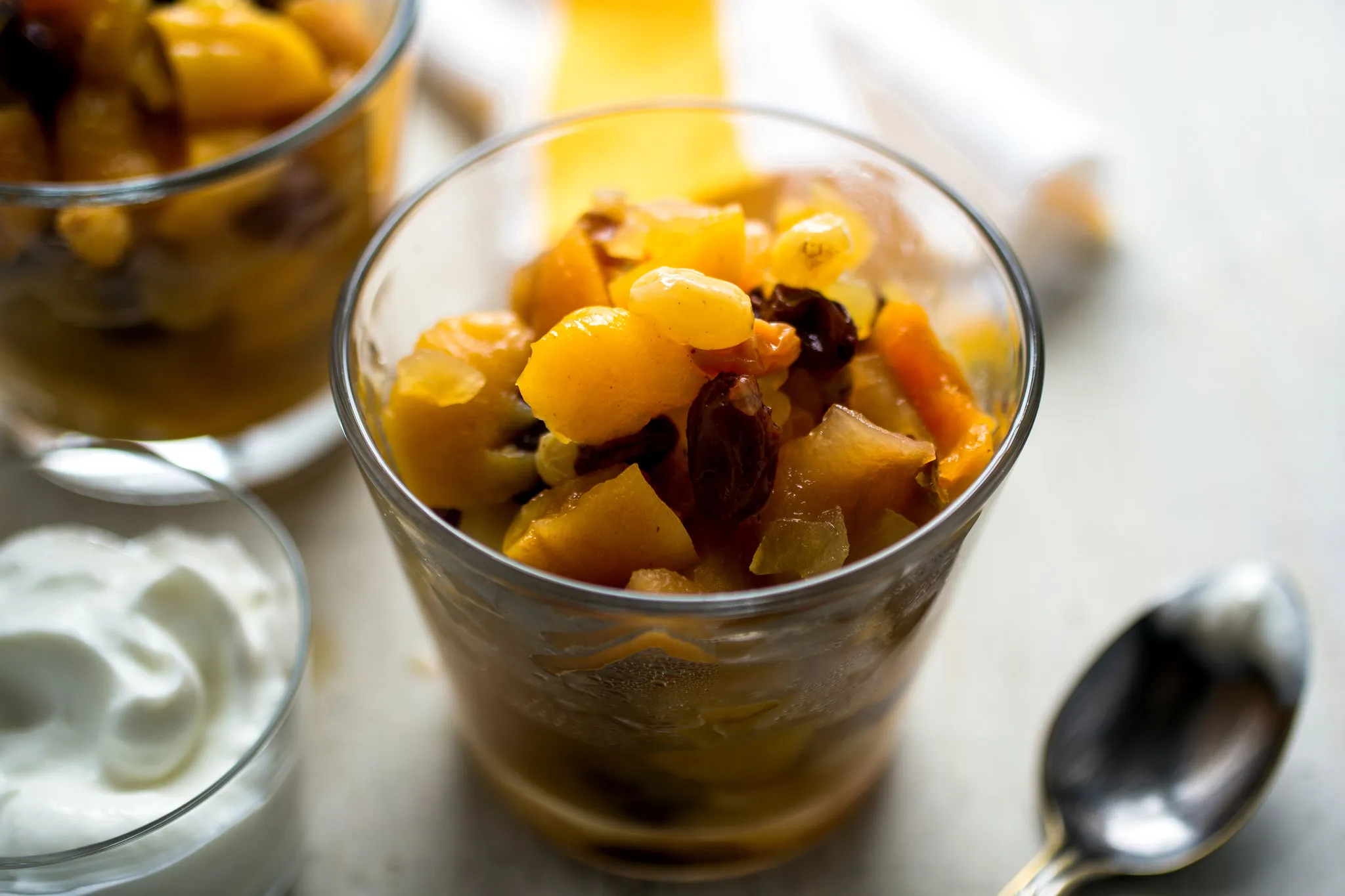 Fresh and Dried Fruit Compote
