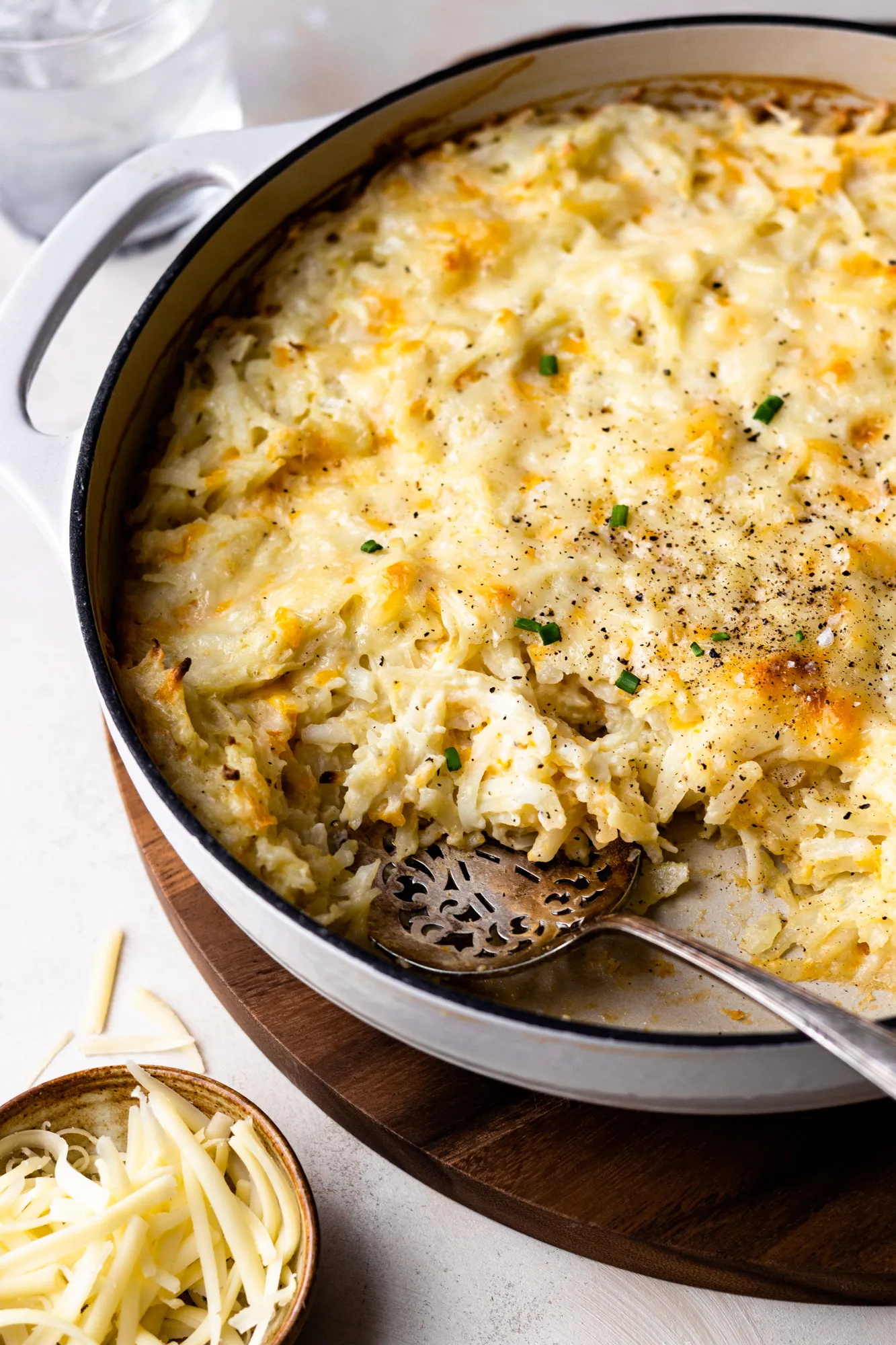 From Scratch Cheesy Hashbrown Casserole