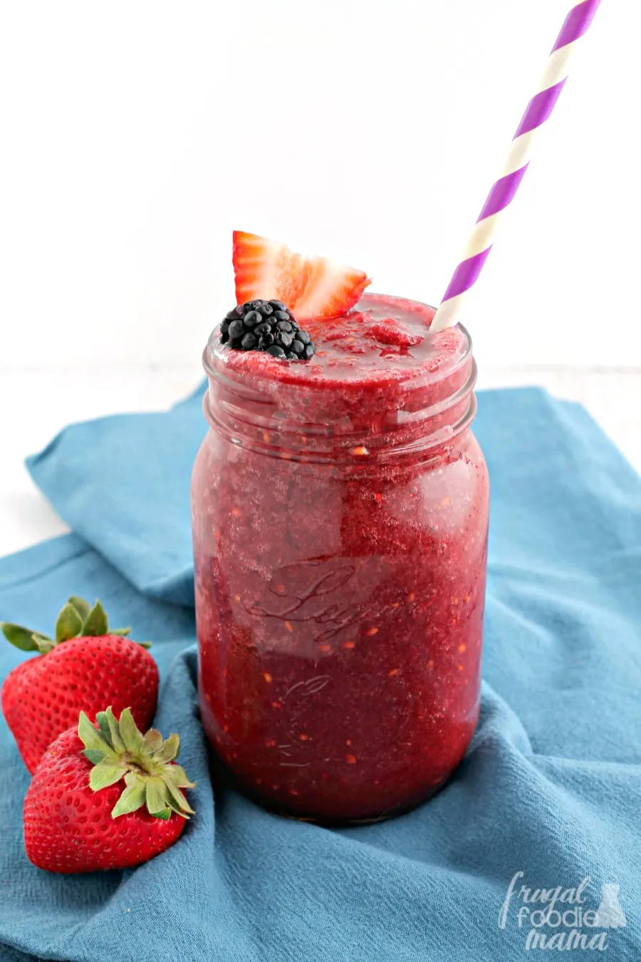Frozen Double Berry Smoothie