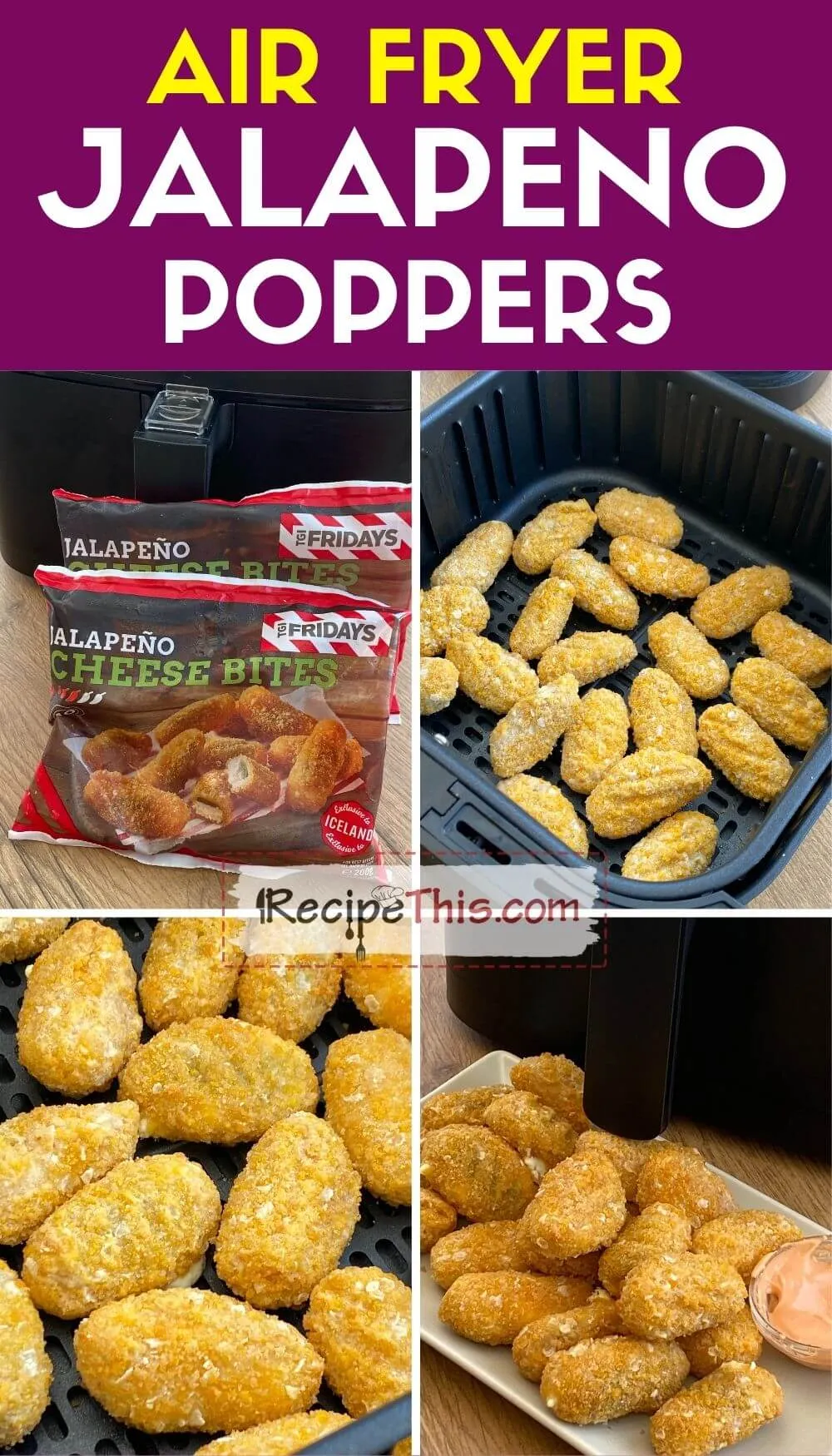 Frozen Jalapeno Poppers in Air Fryer