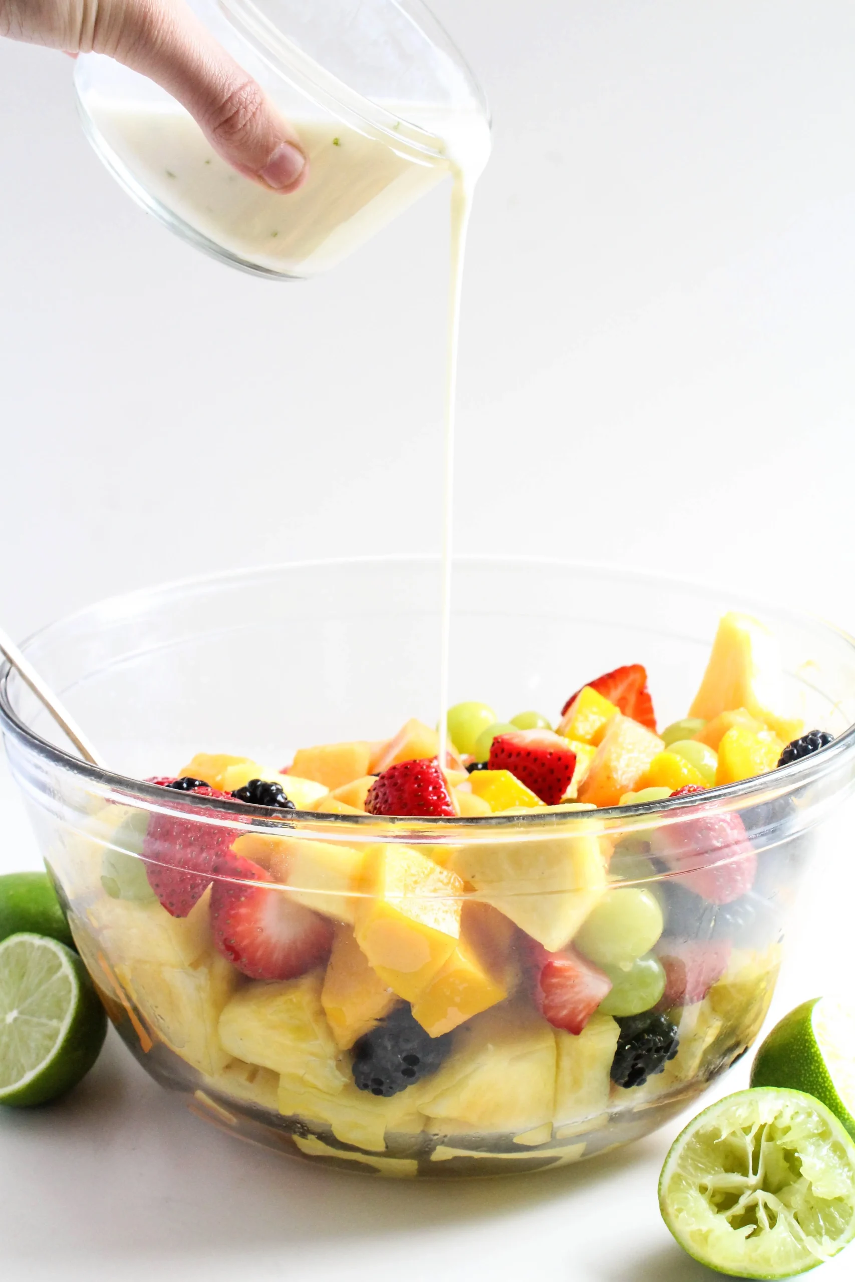 Fruit Salad with Yogurt Dressing