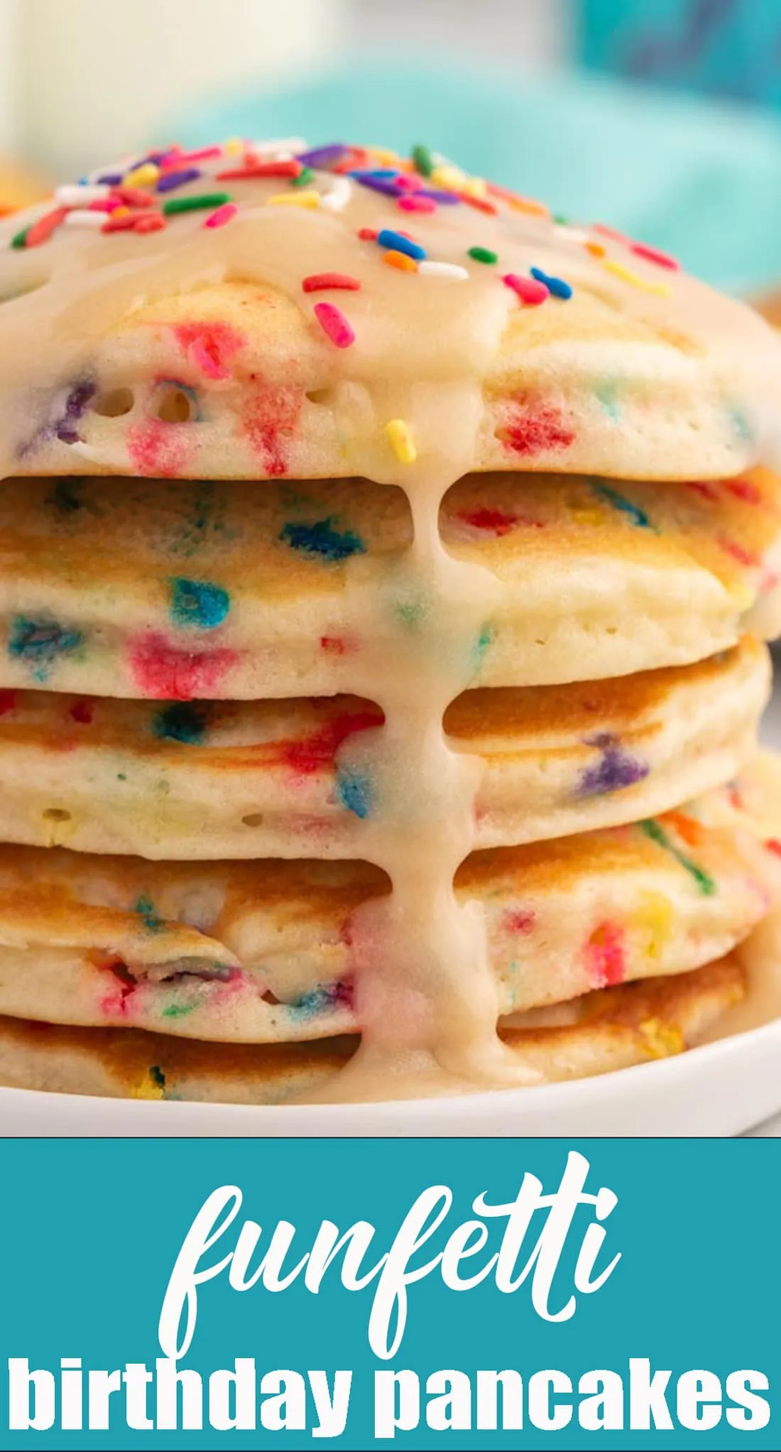 Funfetti Cake Batter Pancakes