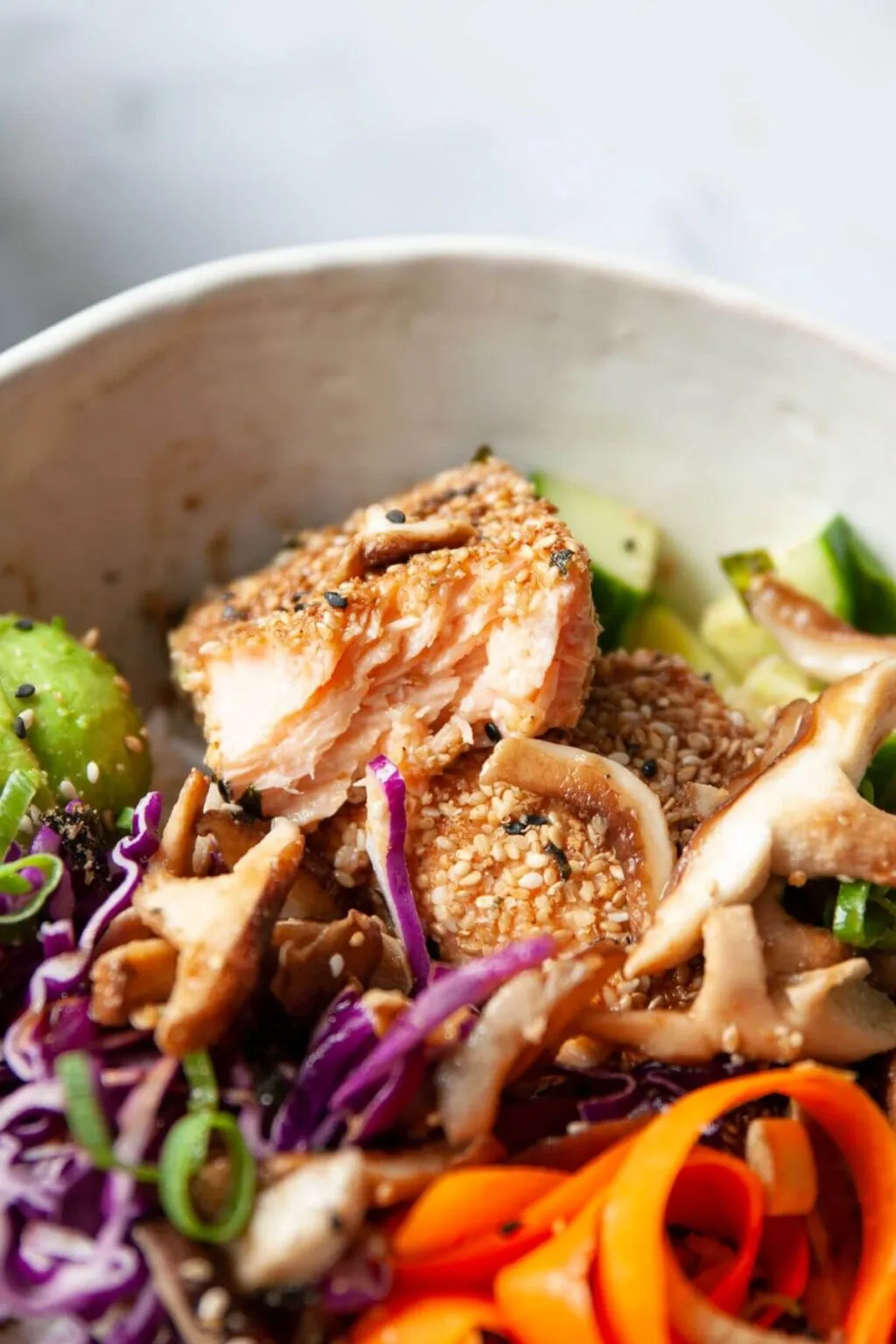 Furikake Salmon Buddha Bowl