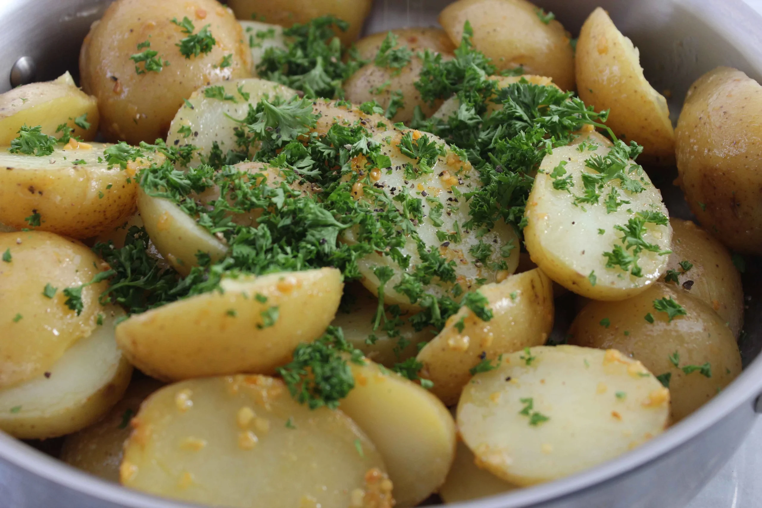 Garlic Parmesan Bacon Potatoes