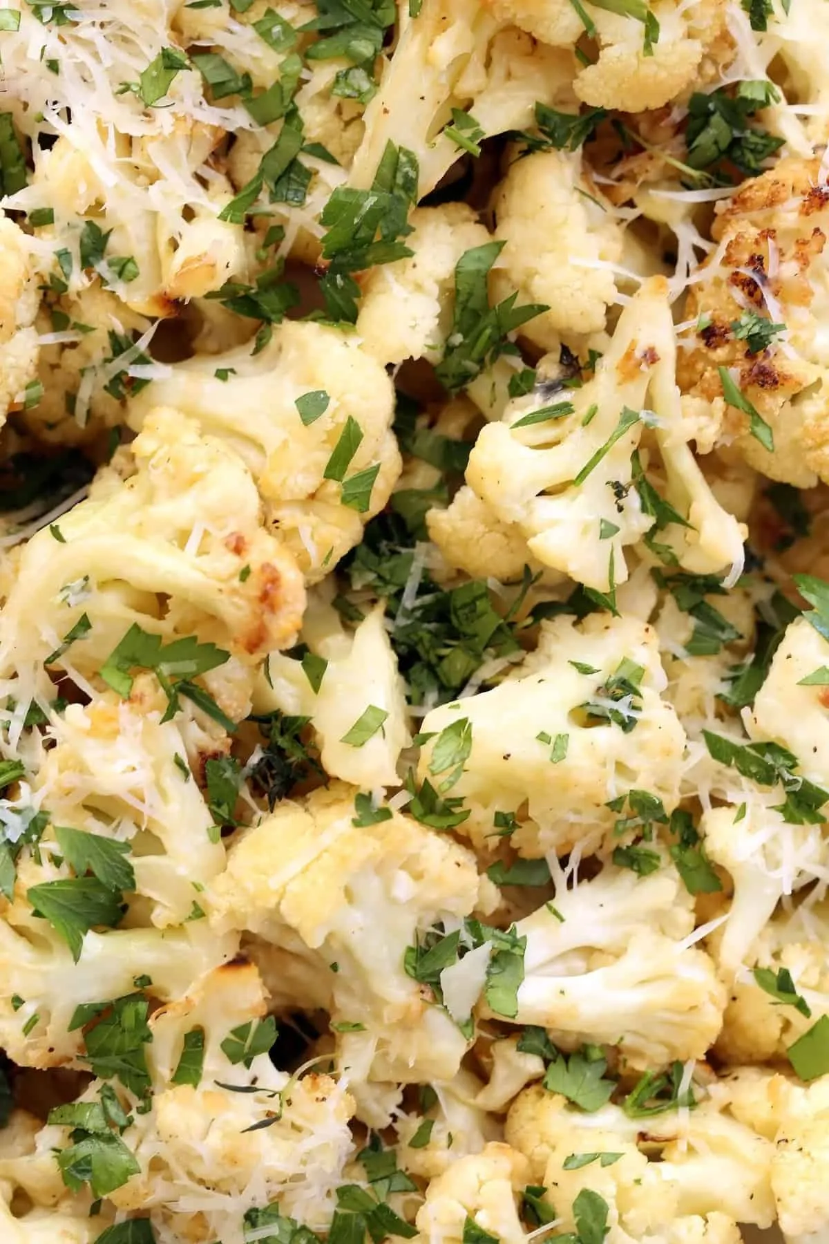 Garlic Parmesan Cauliflower Salad