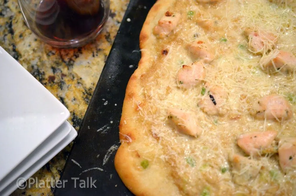 Garlic and Ginger Chicken Pizza