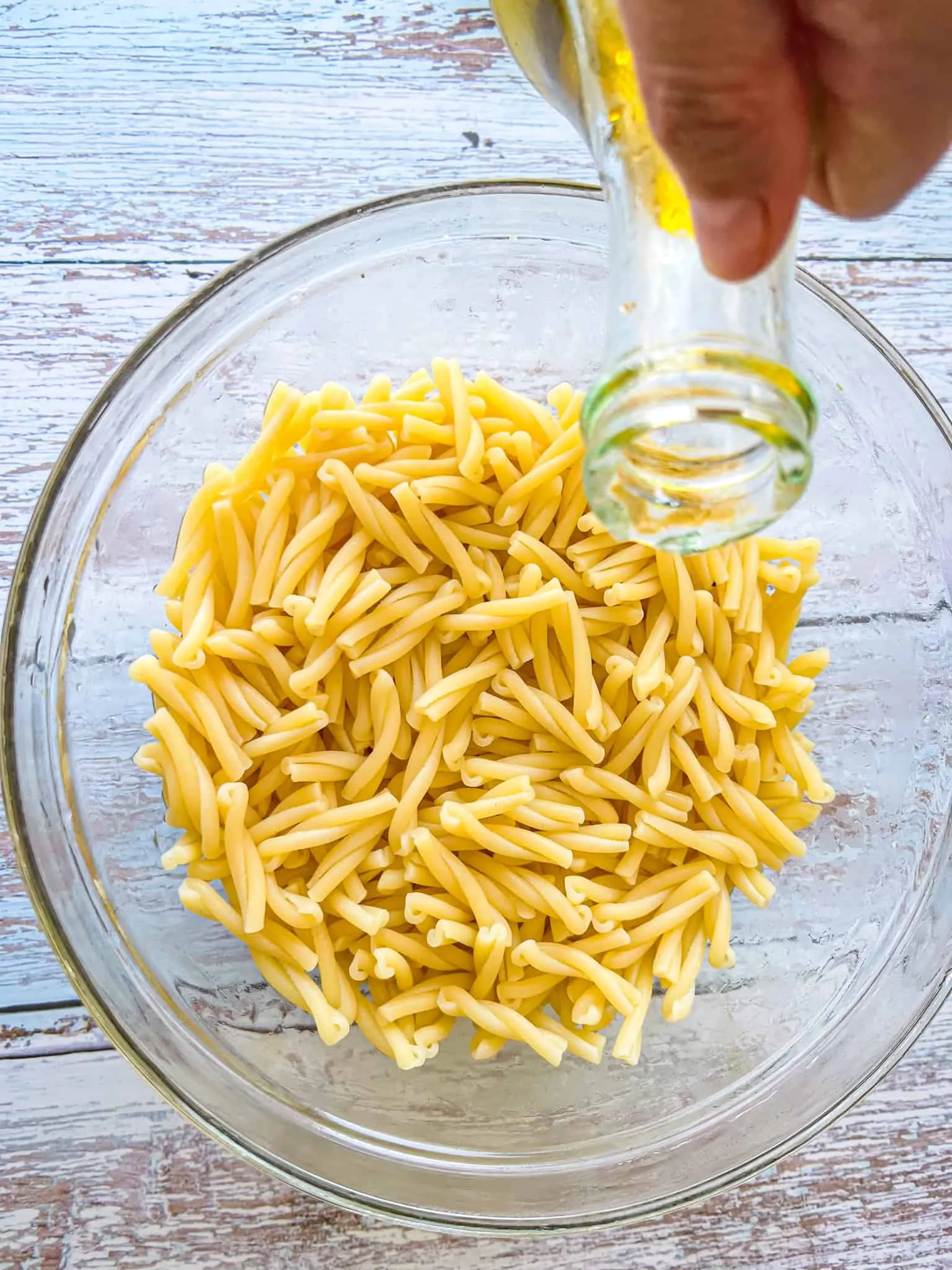 Gemelli Pasta Salad with Herbs, Feta, and Walnuts