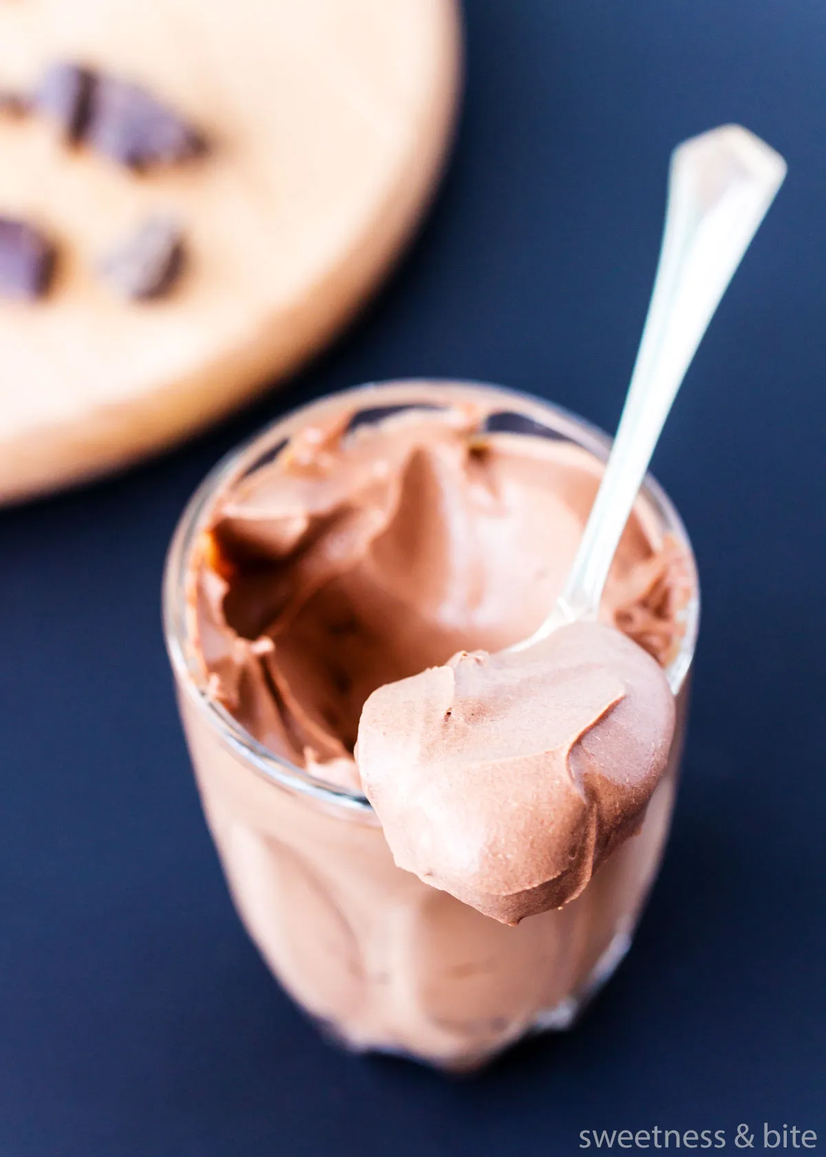 Genius Two Ingredient Chocolate Mousse (Egg Free)
