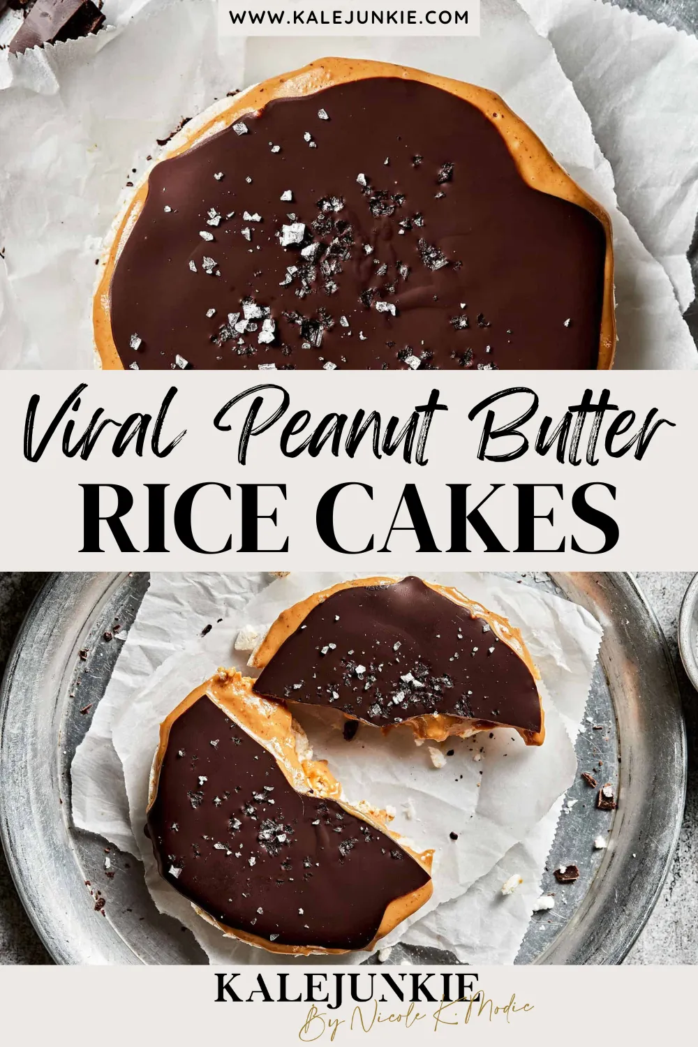 Giant Peanut Butter Cup Rice Cake