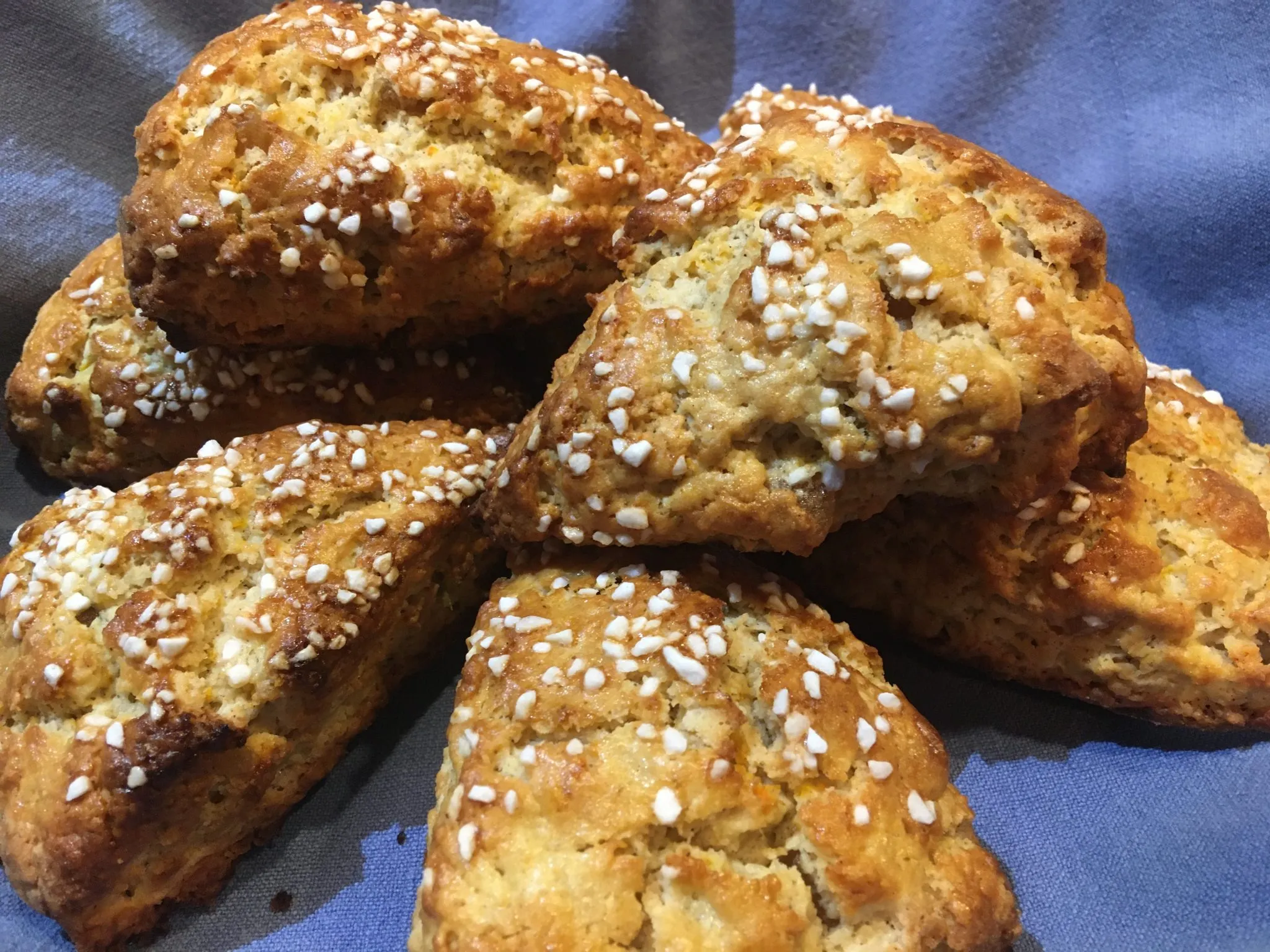 Ginger Apple Cream Scones