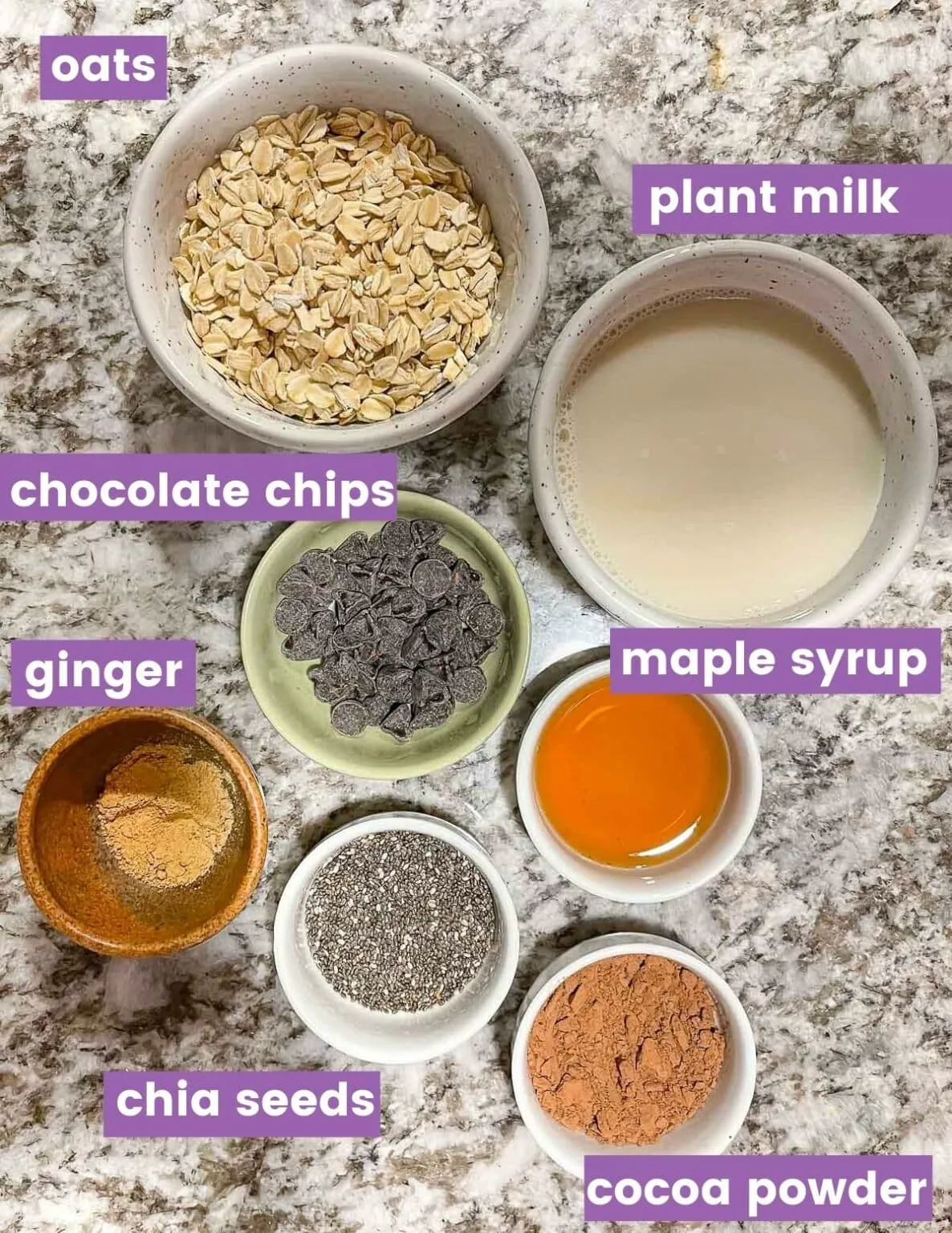 Ginger Chocolate Overnight Oats
