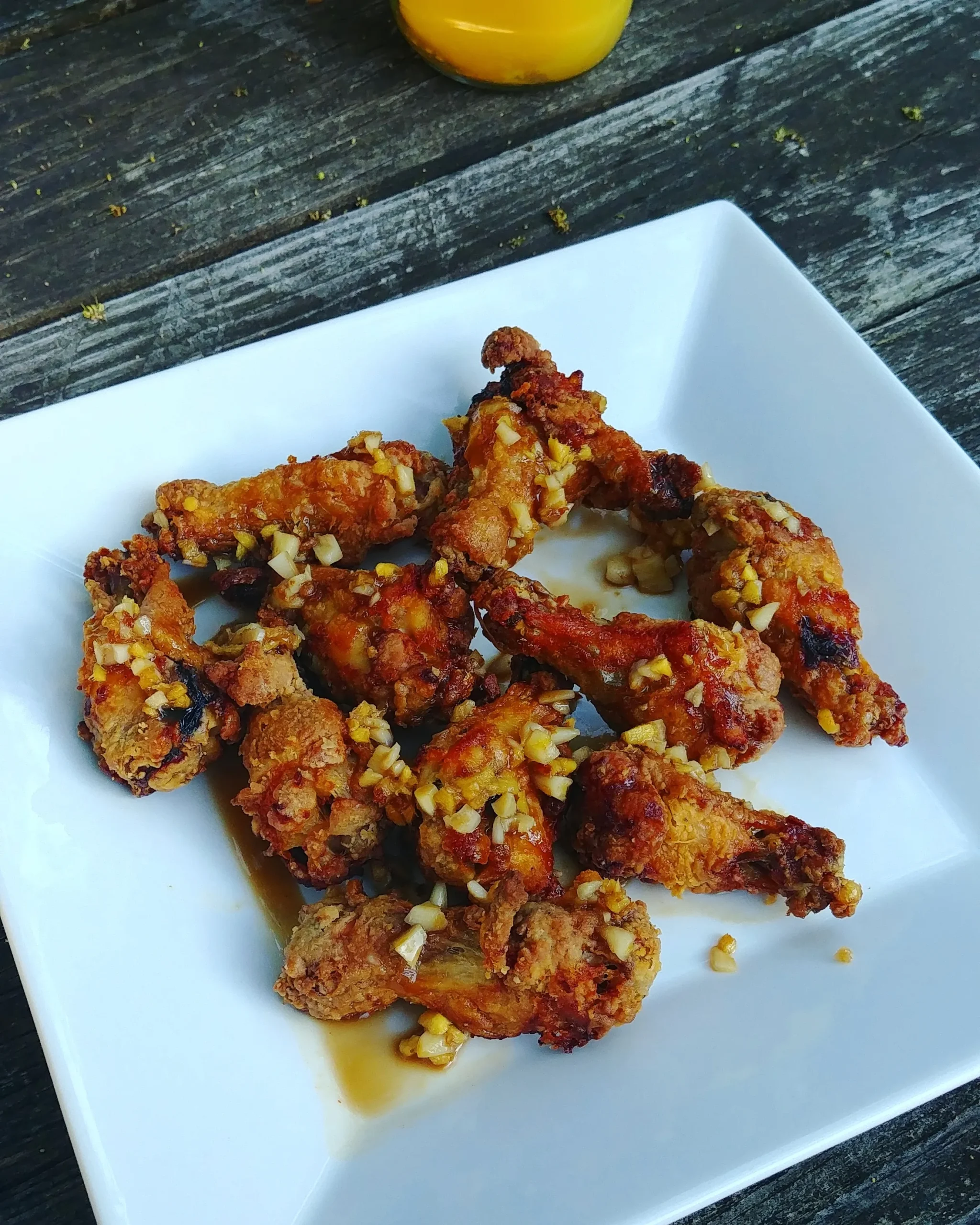 Ginger Garlic Chicken Wings
