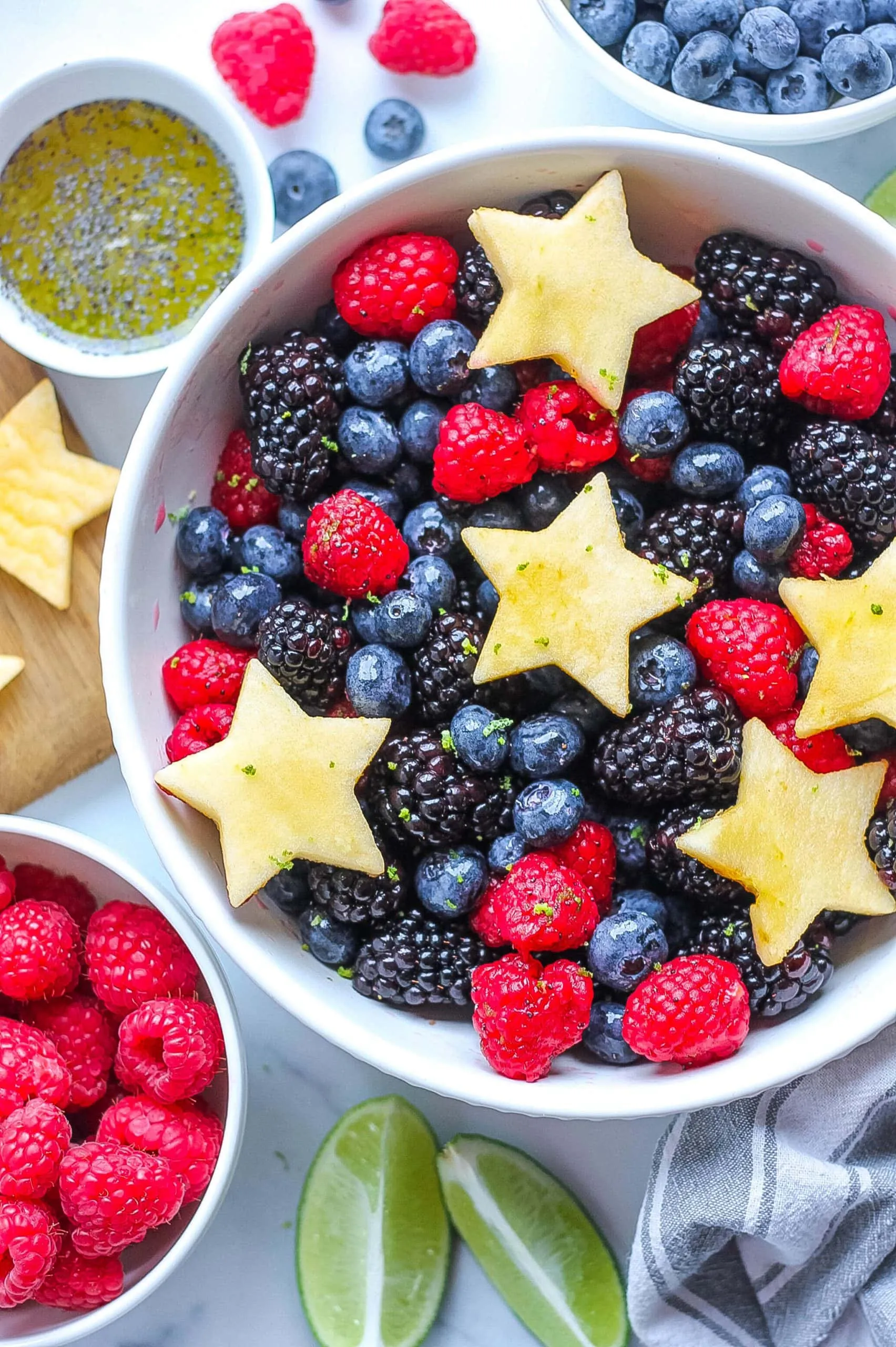 Glowing Berry Fruit Salad