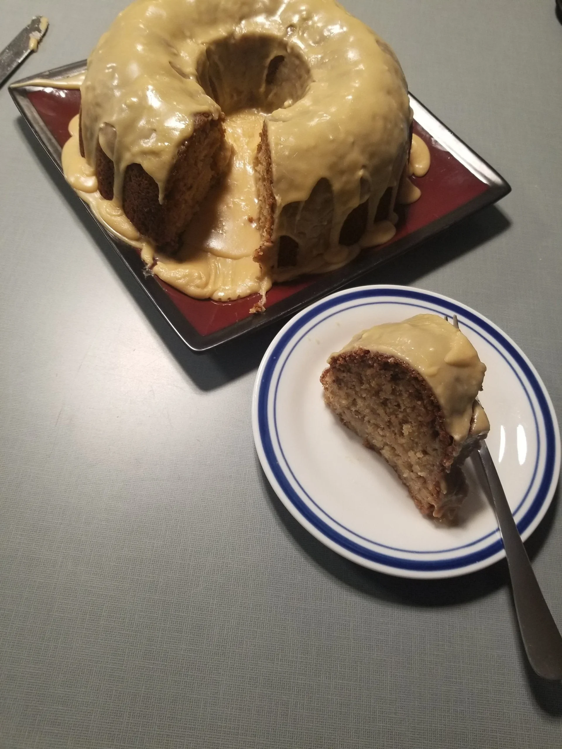Gluten Free Banana Buttermilk Bundt Cake
