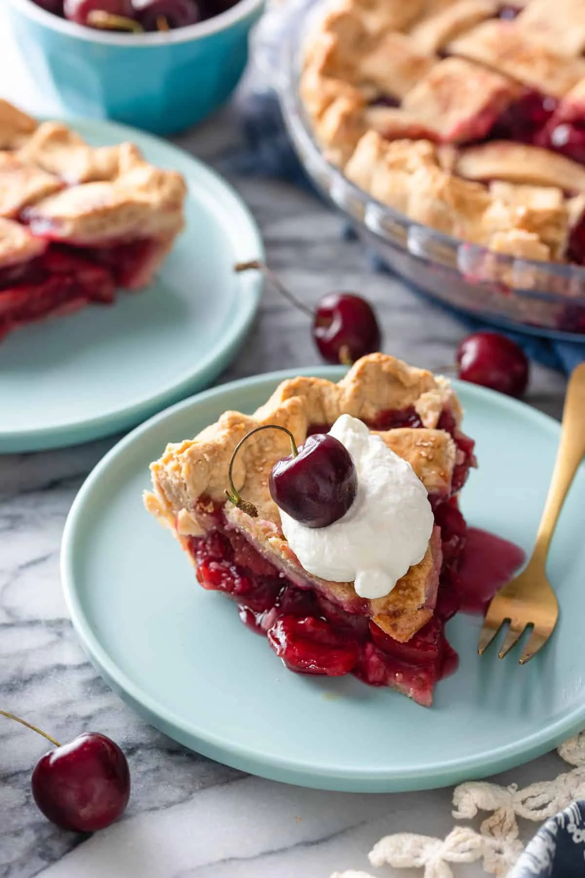 Gluten Free Cherry Pie Dessert Shots