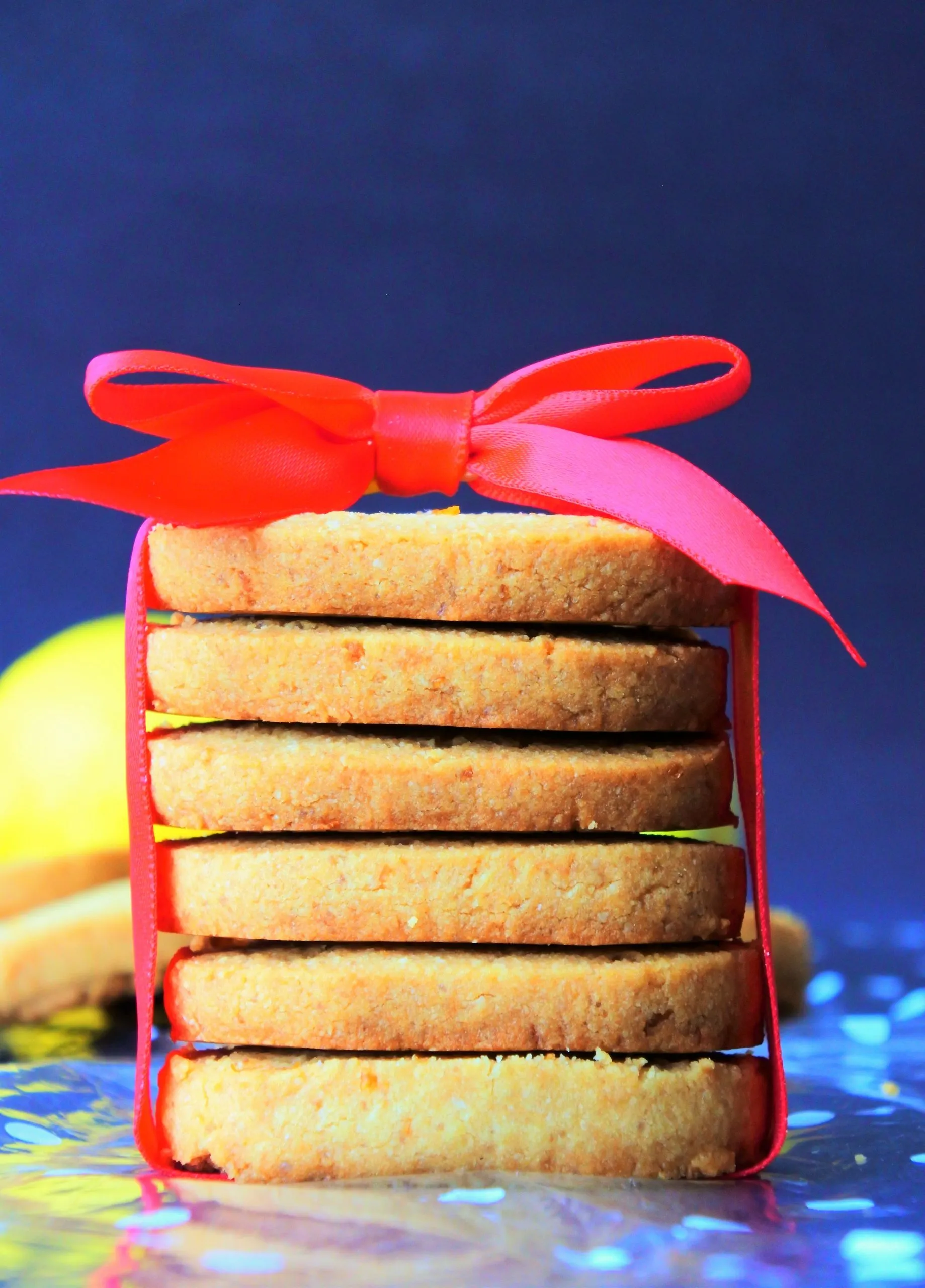 Gluten Free Citrus Nut Shortbread Cookies