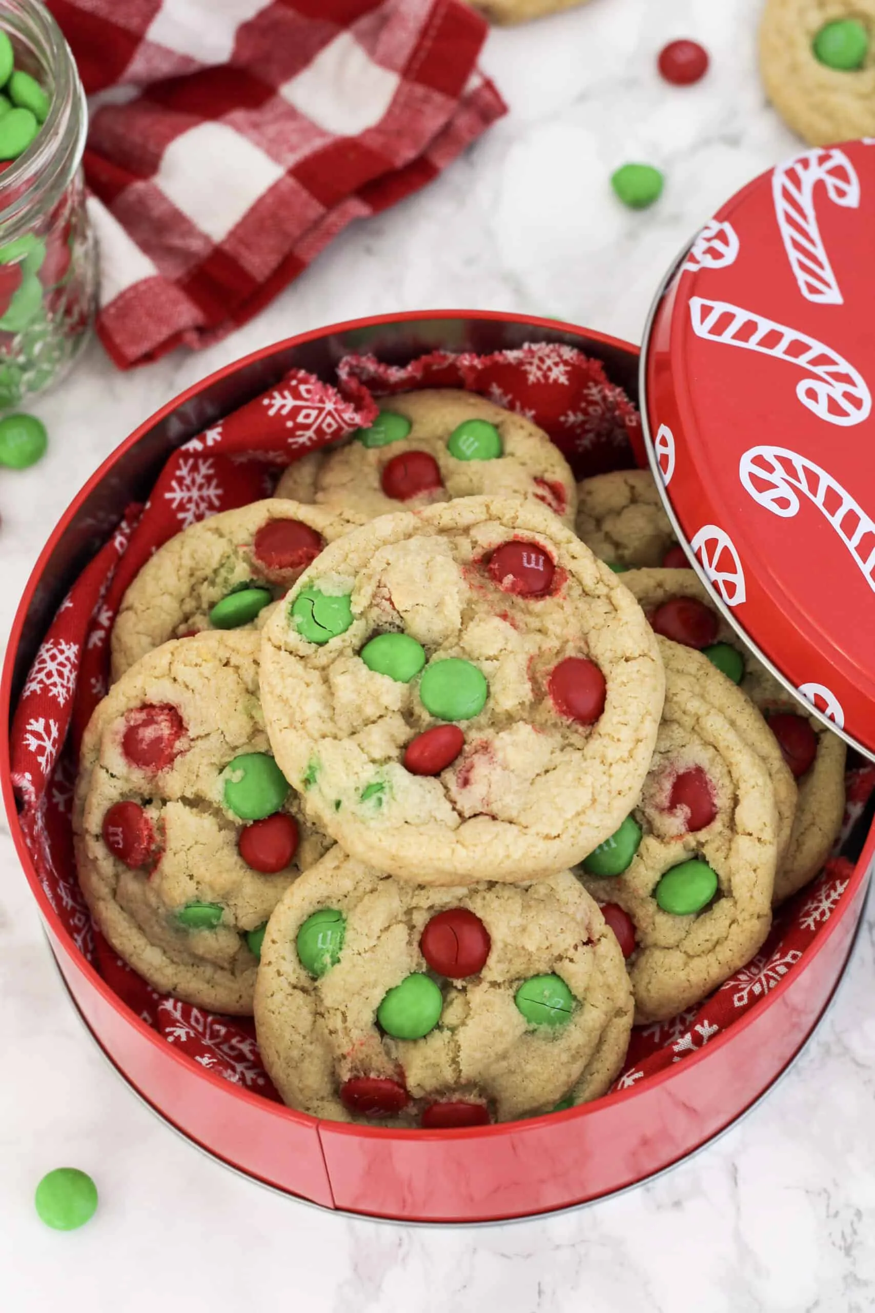 Gluten Free Easter M&M Cookies