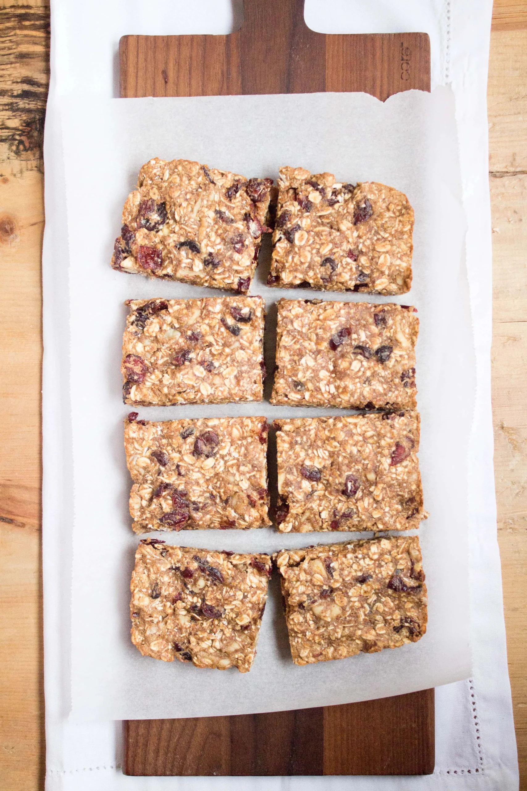 Gluten Free Granola Bars with Yogurt Glaze