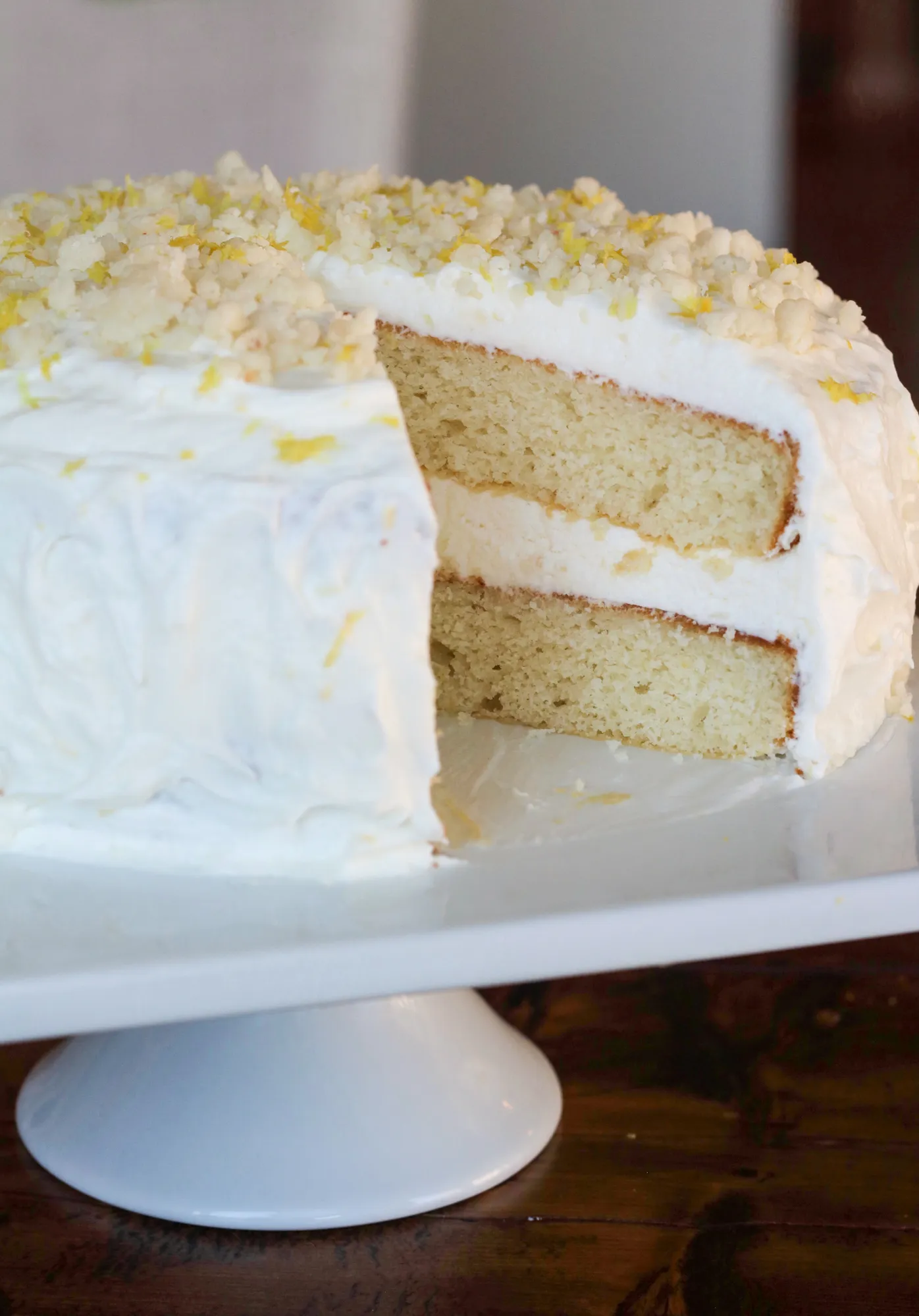 Gluten Free Lemon Cream Cake