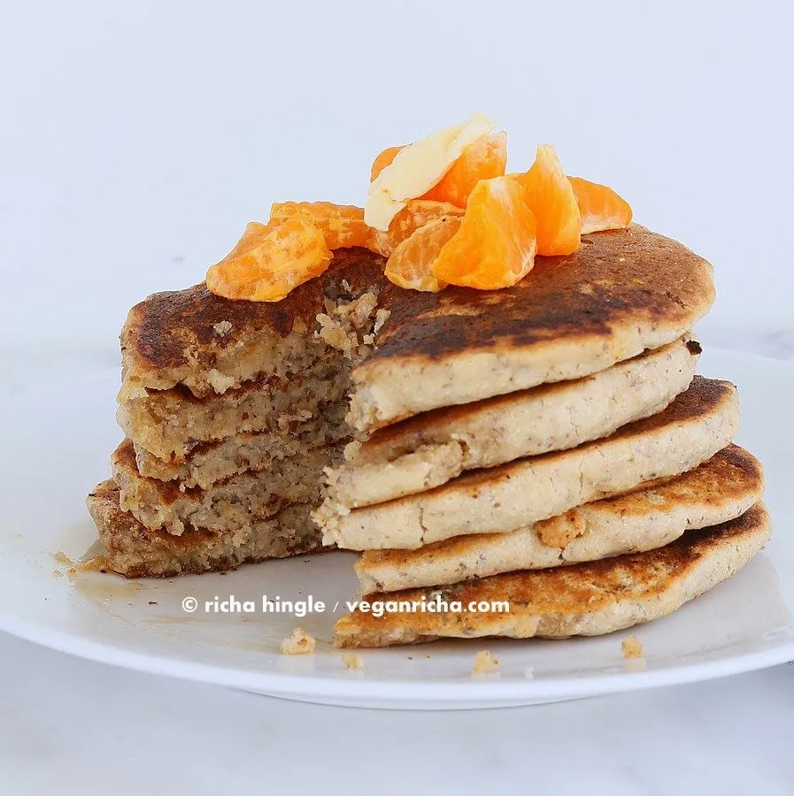 Gluten Free Orange Yogurt Pancakes