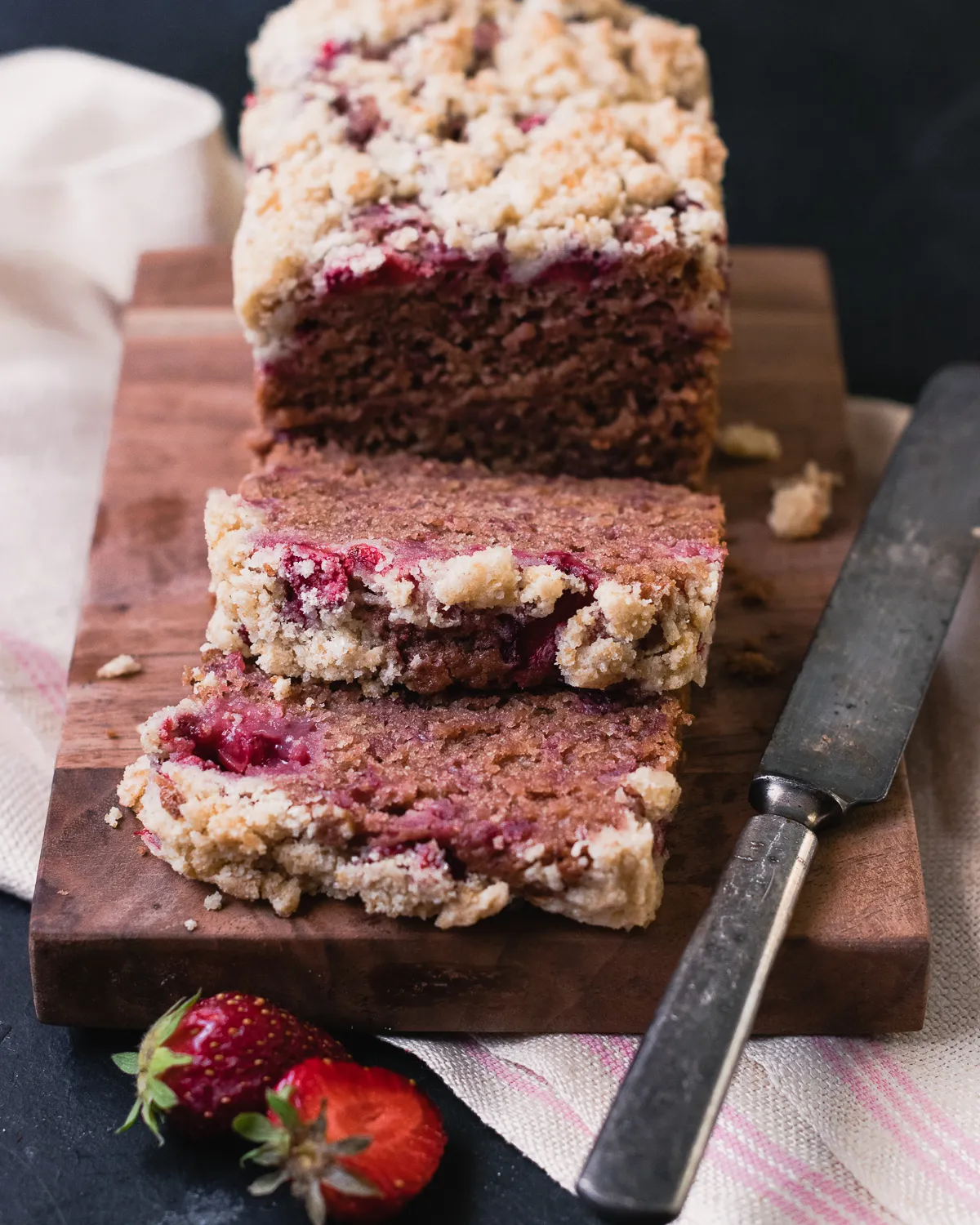 Gluten Free Strawberry Sandwich Bread