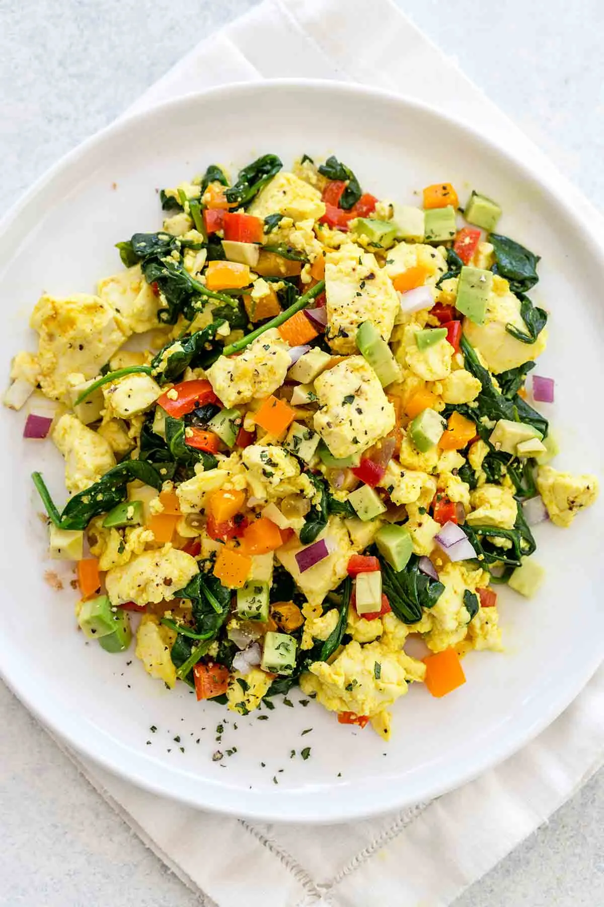 Go To Tofu Vegetable Scramble