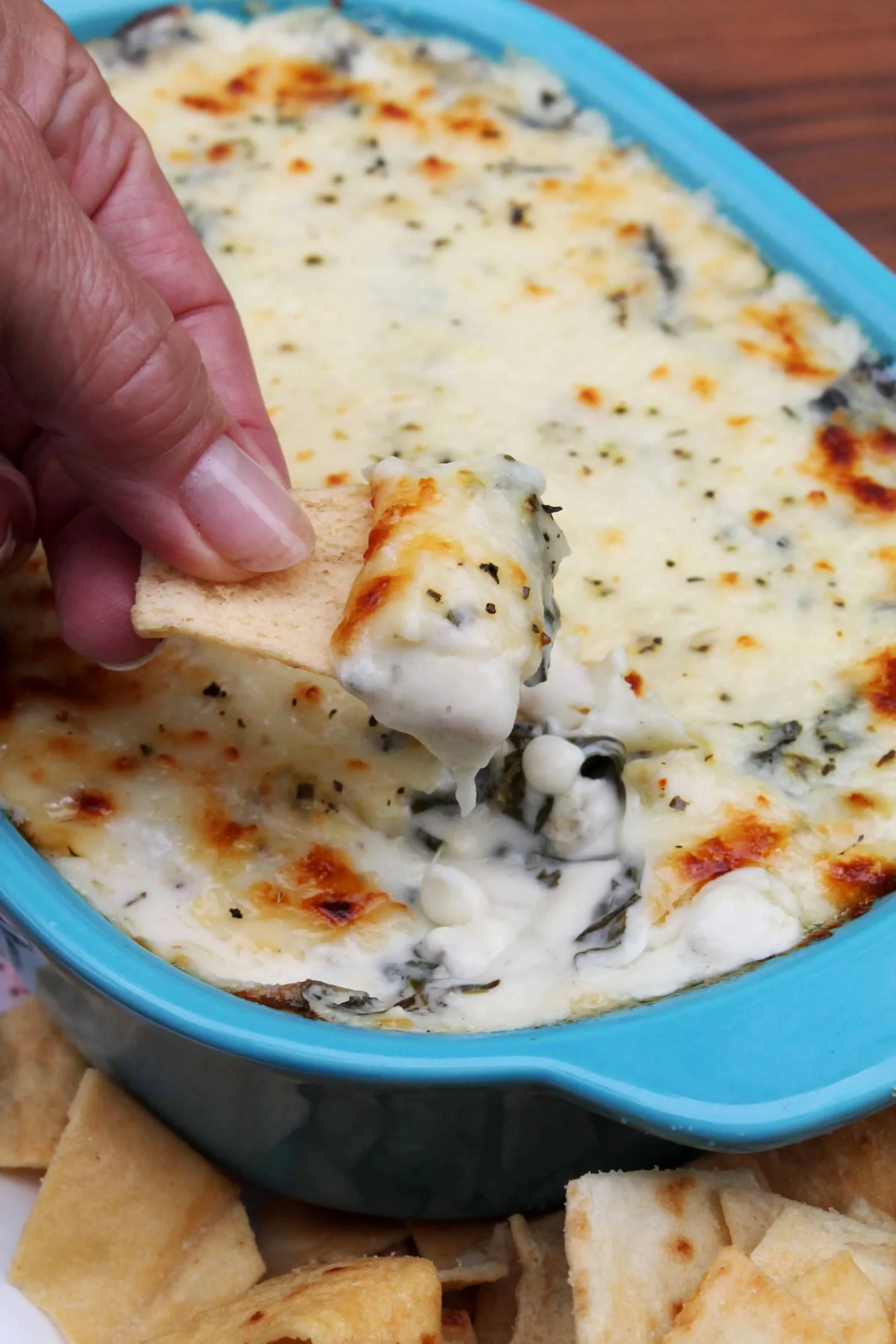 Goat Cheese Artichoke Dip