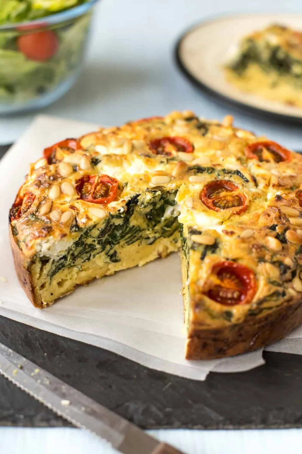 Goat Cheese and Spinach Tart