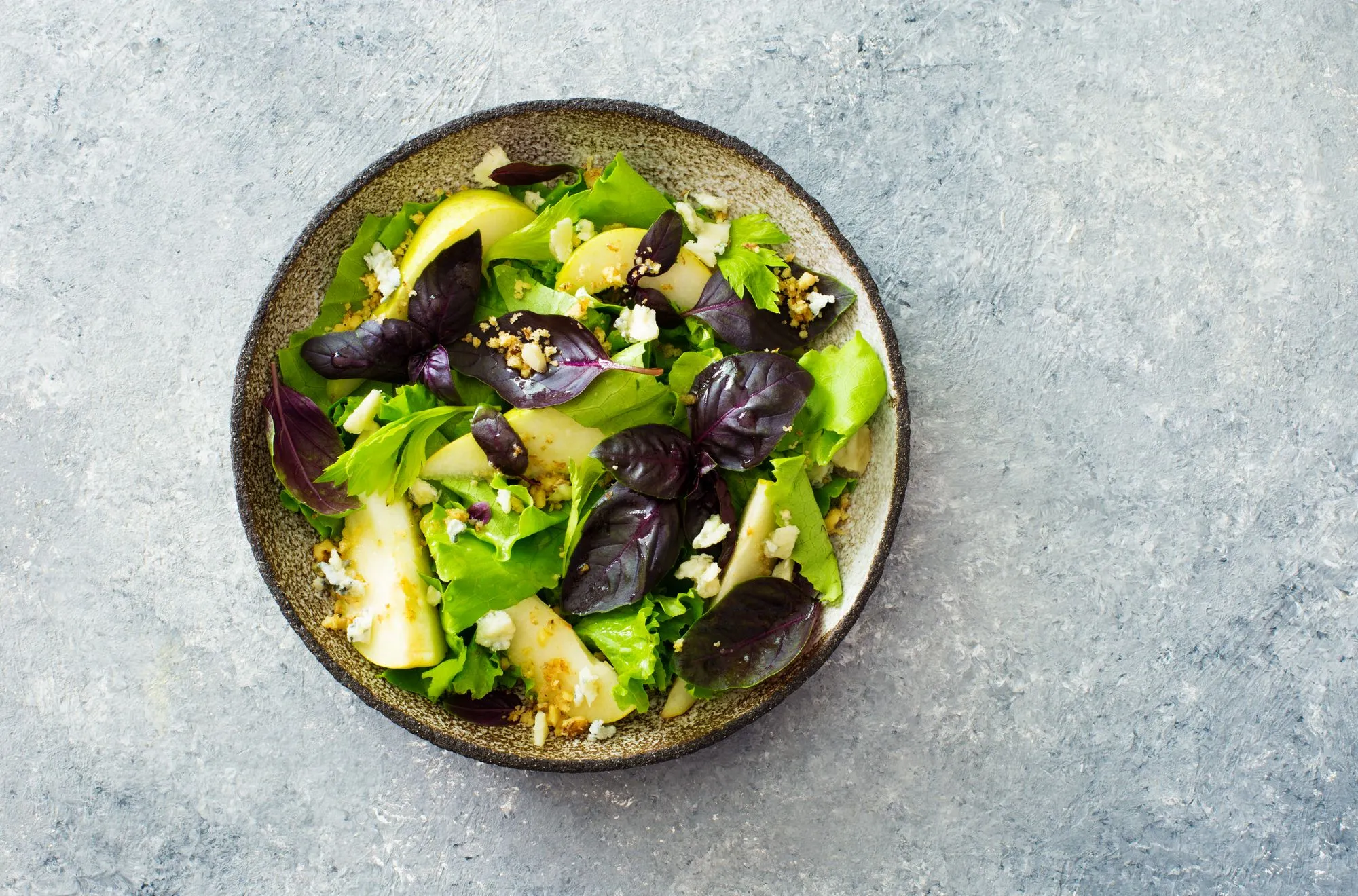 Goats Cheese and Hazelnut Oil Salad