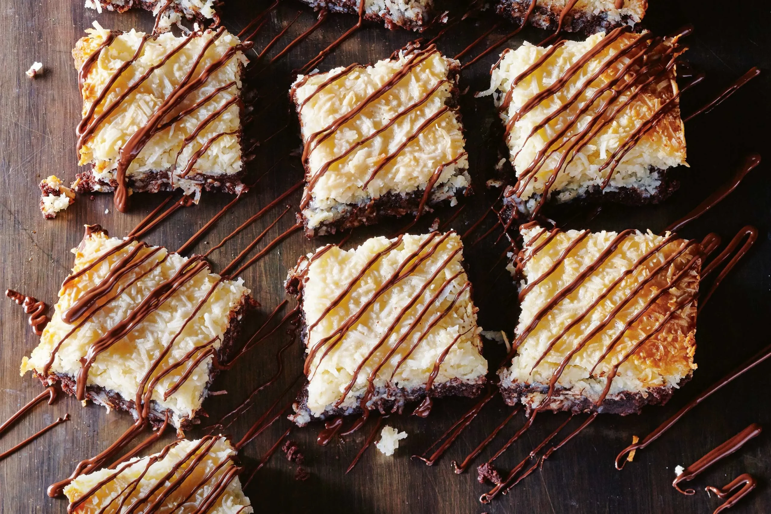 Goey Caramel Coconut Brownies