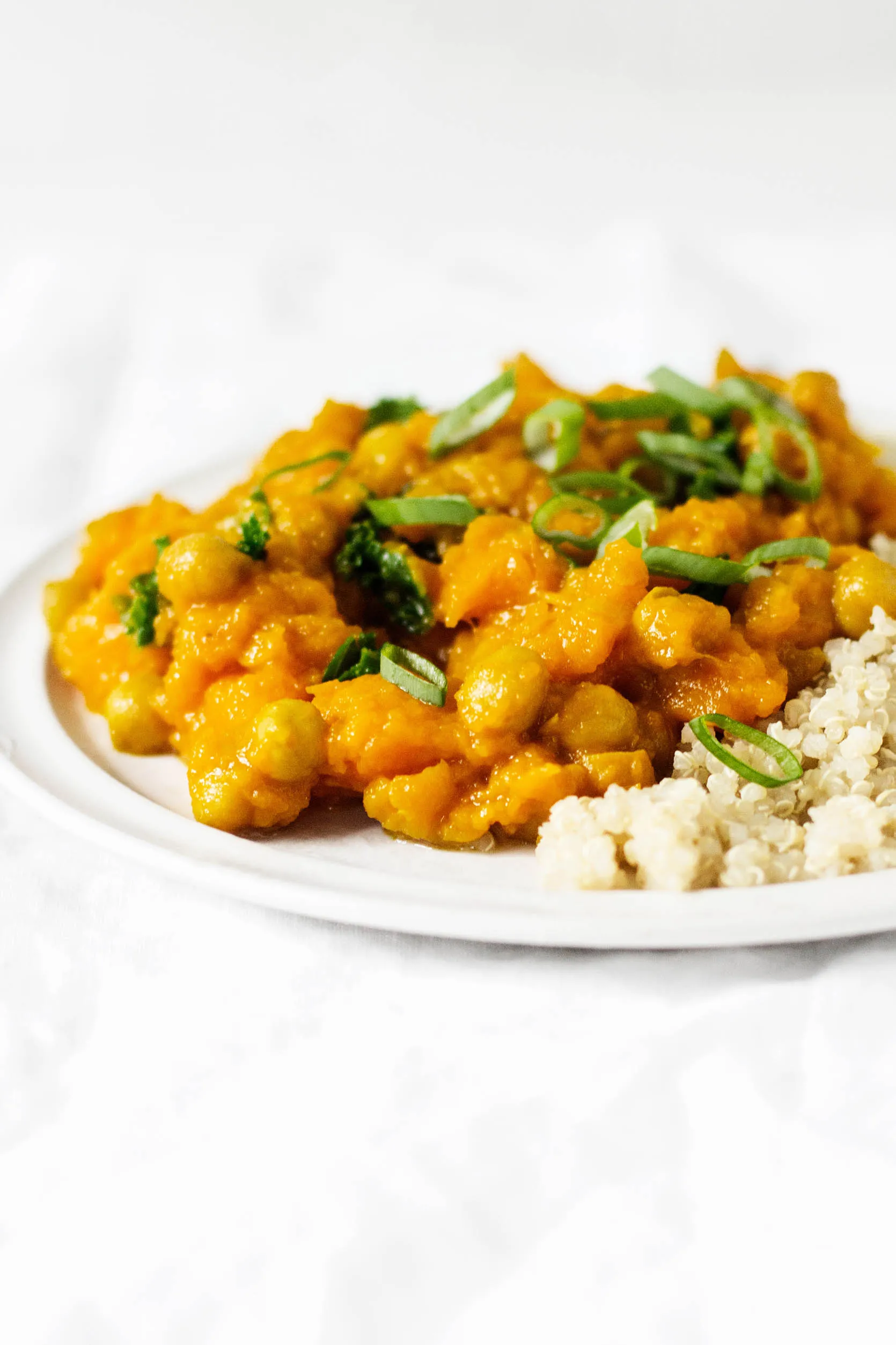 Golden Butternut Squash and Chickpea Curry