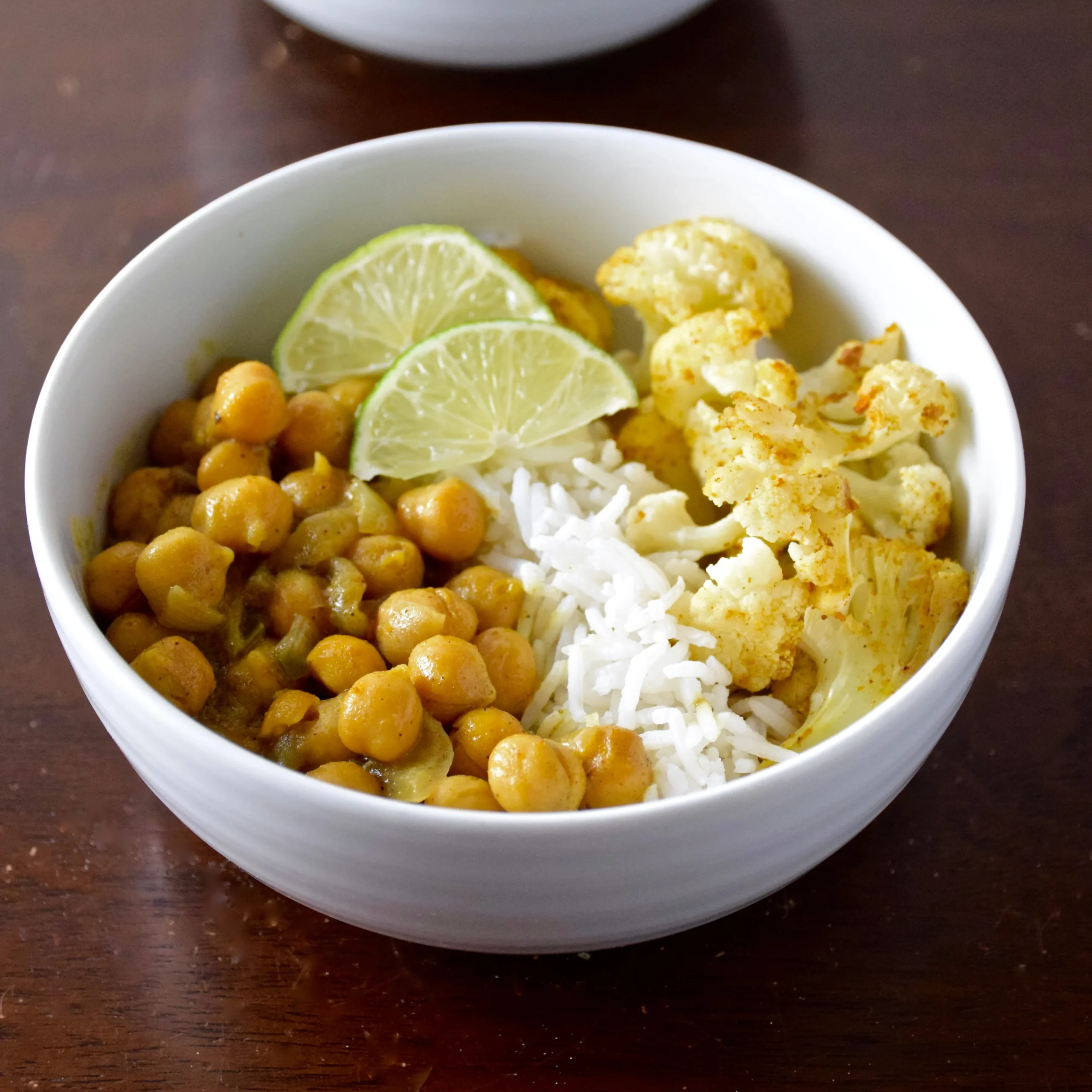 Golden Chickpeas Curried Cauliflower