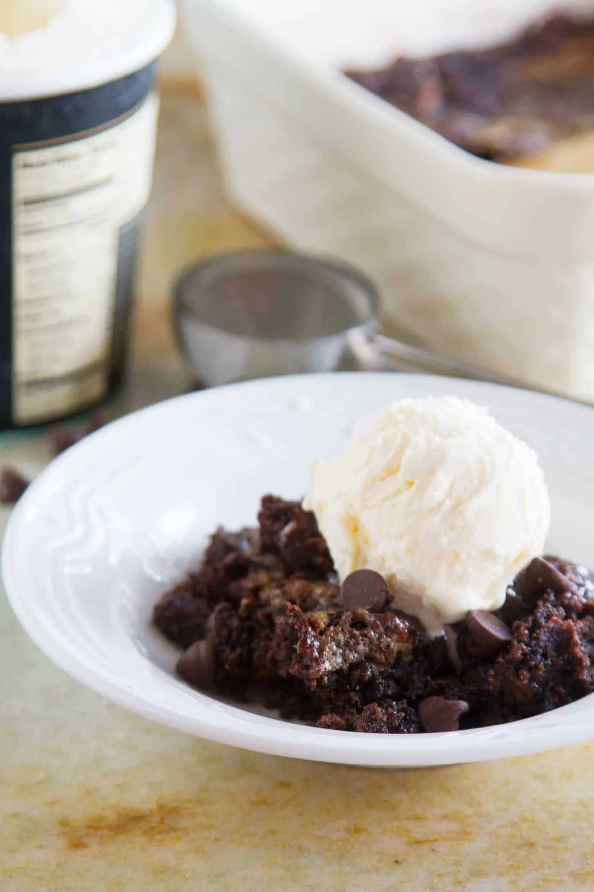 Gooey Caramel Chocolate Dump Cake