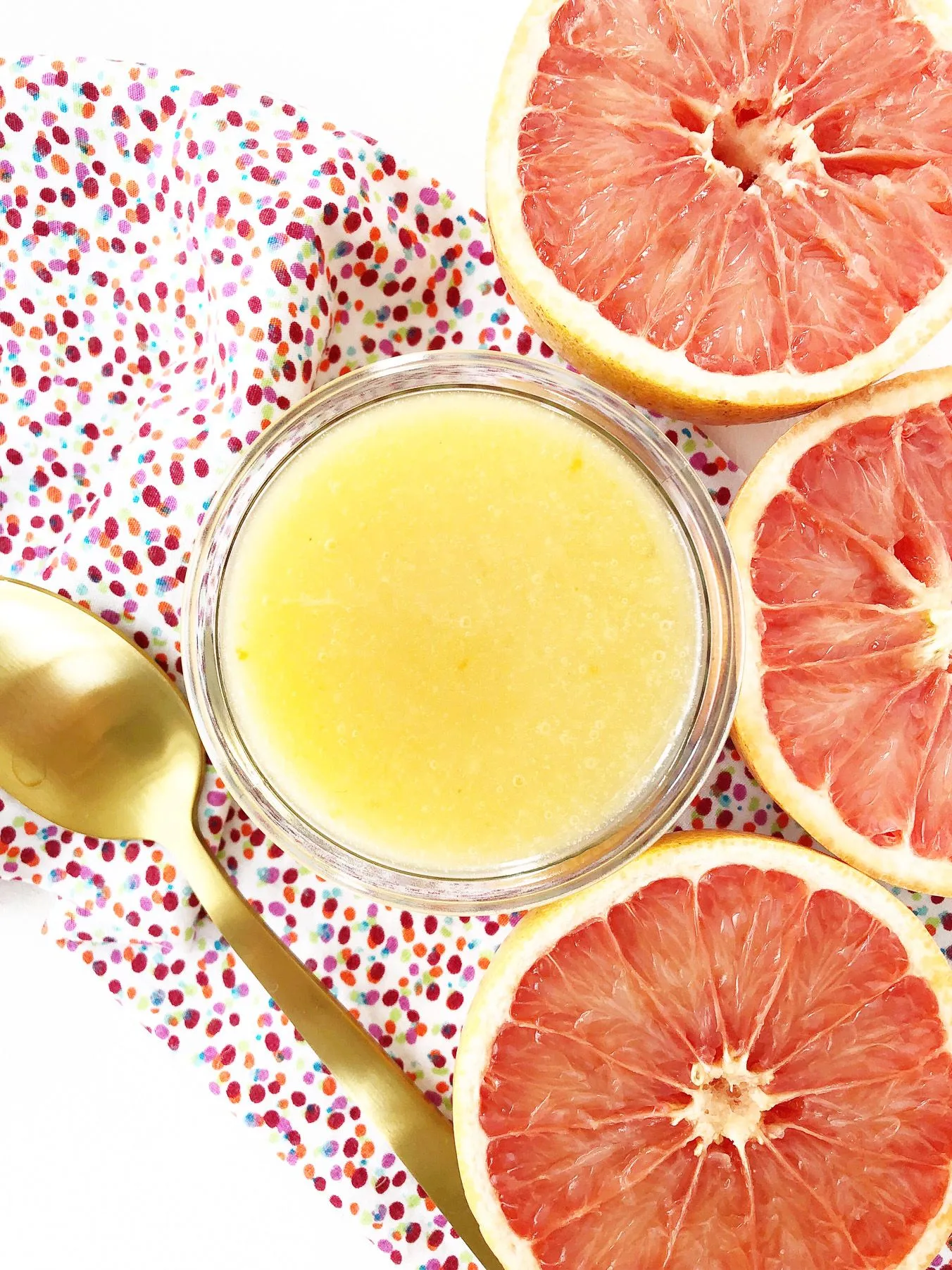 Grapefruit Curd Ice Cream