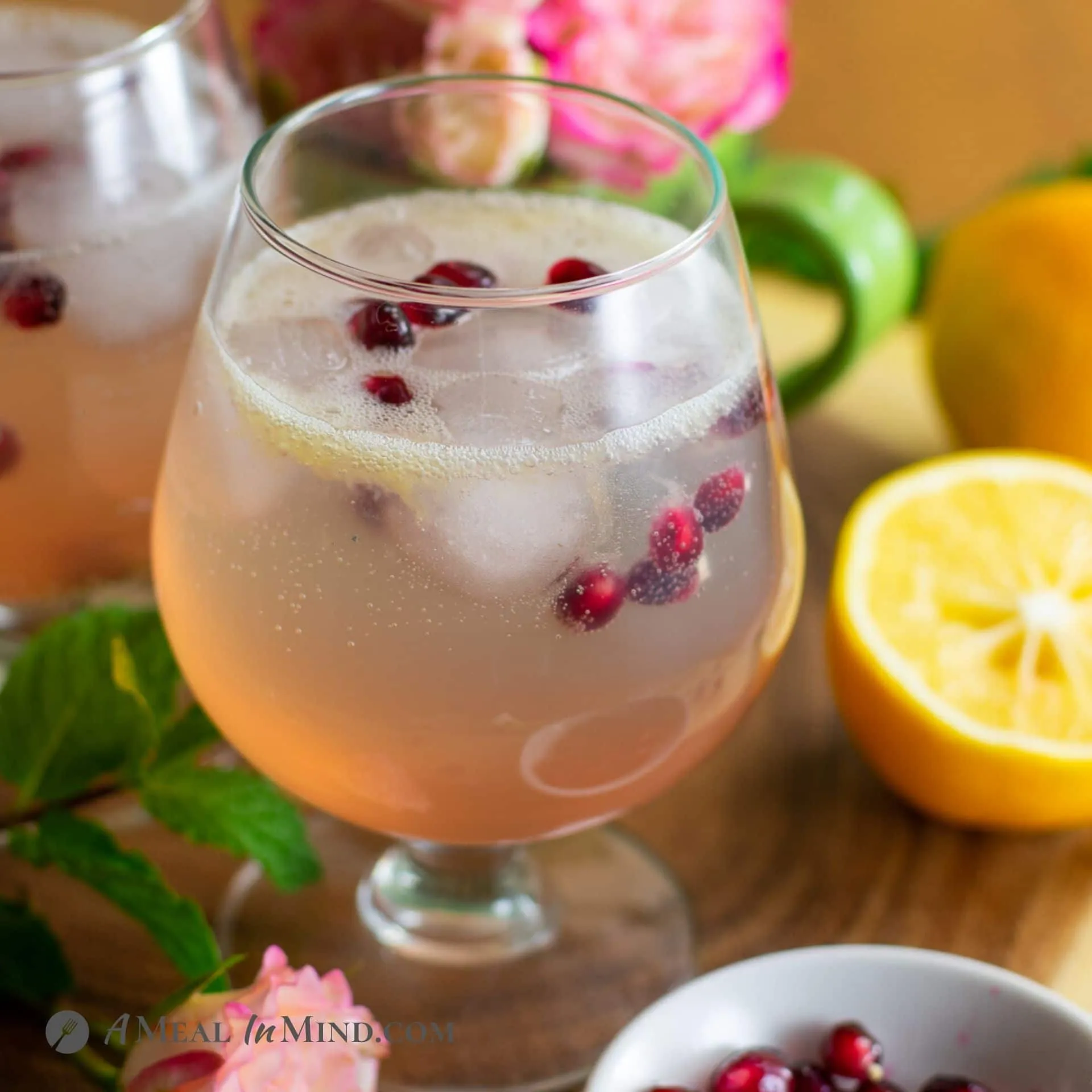 Grapefruit and Meyer Lemon Mocktail