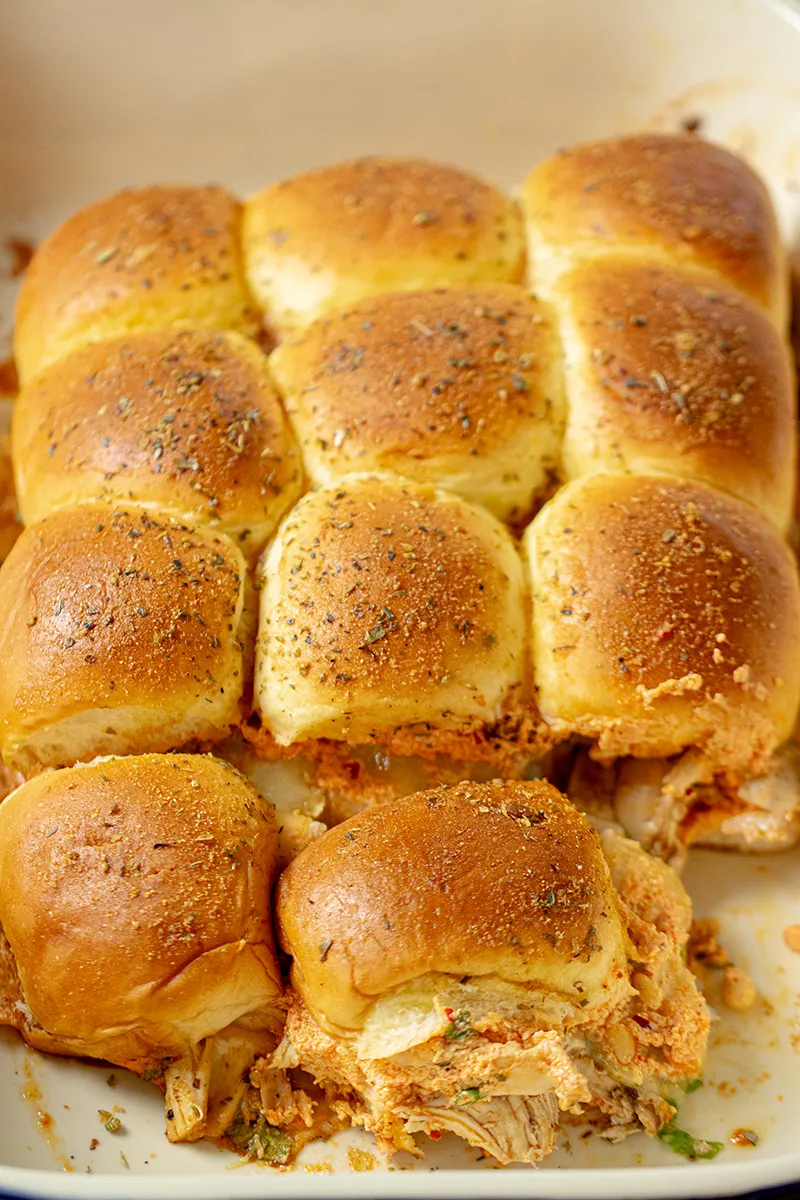 Greek Chicken Sliders with Spicy Feta Tirokafteri