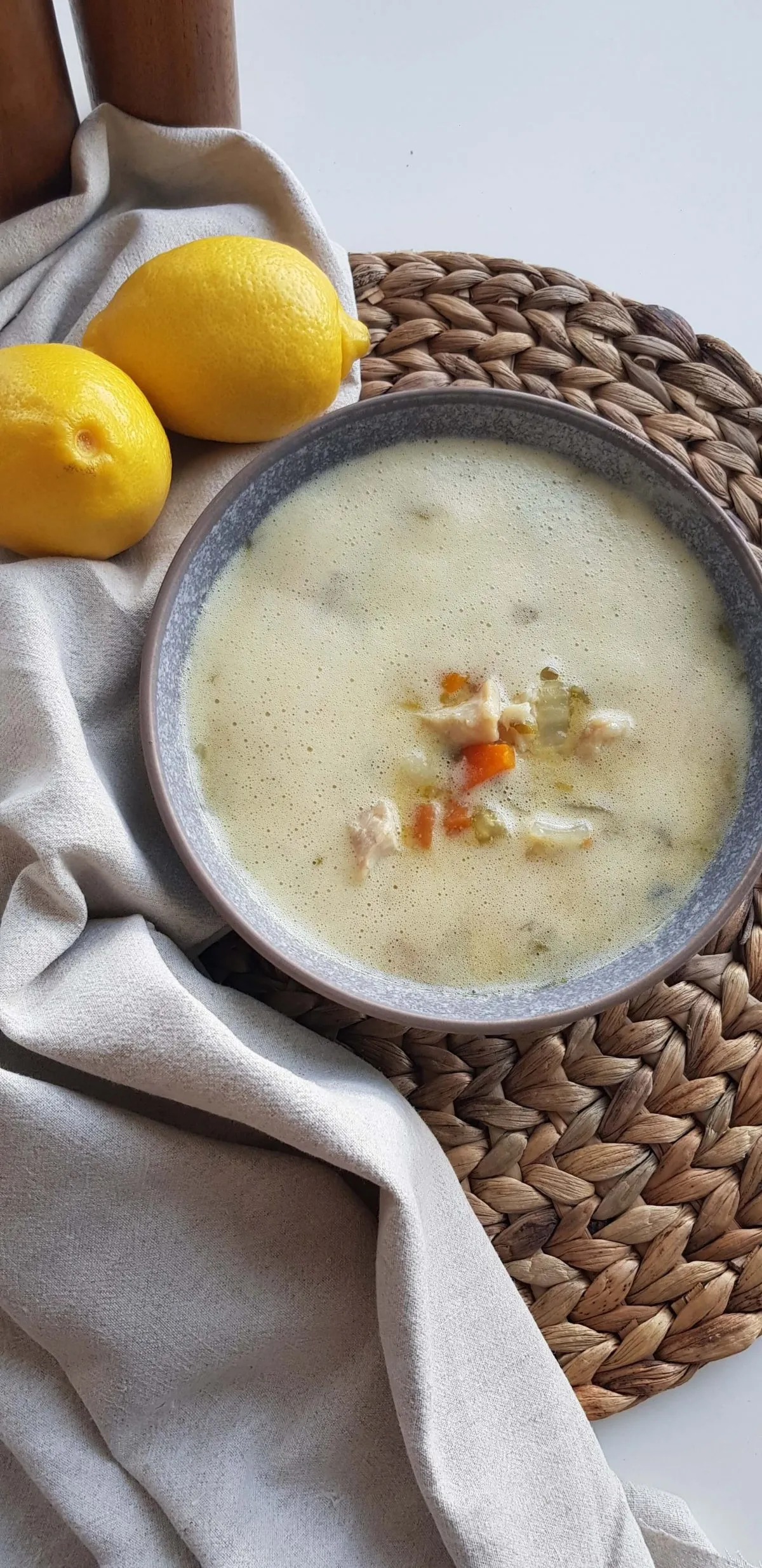 Greek Fish Soup with Potatoes Vegetables Psarosoupa